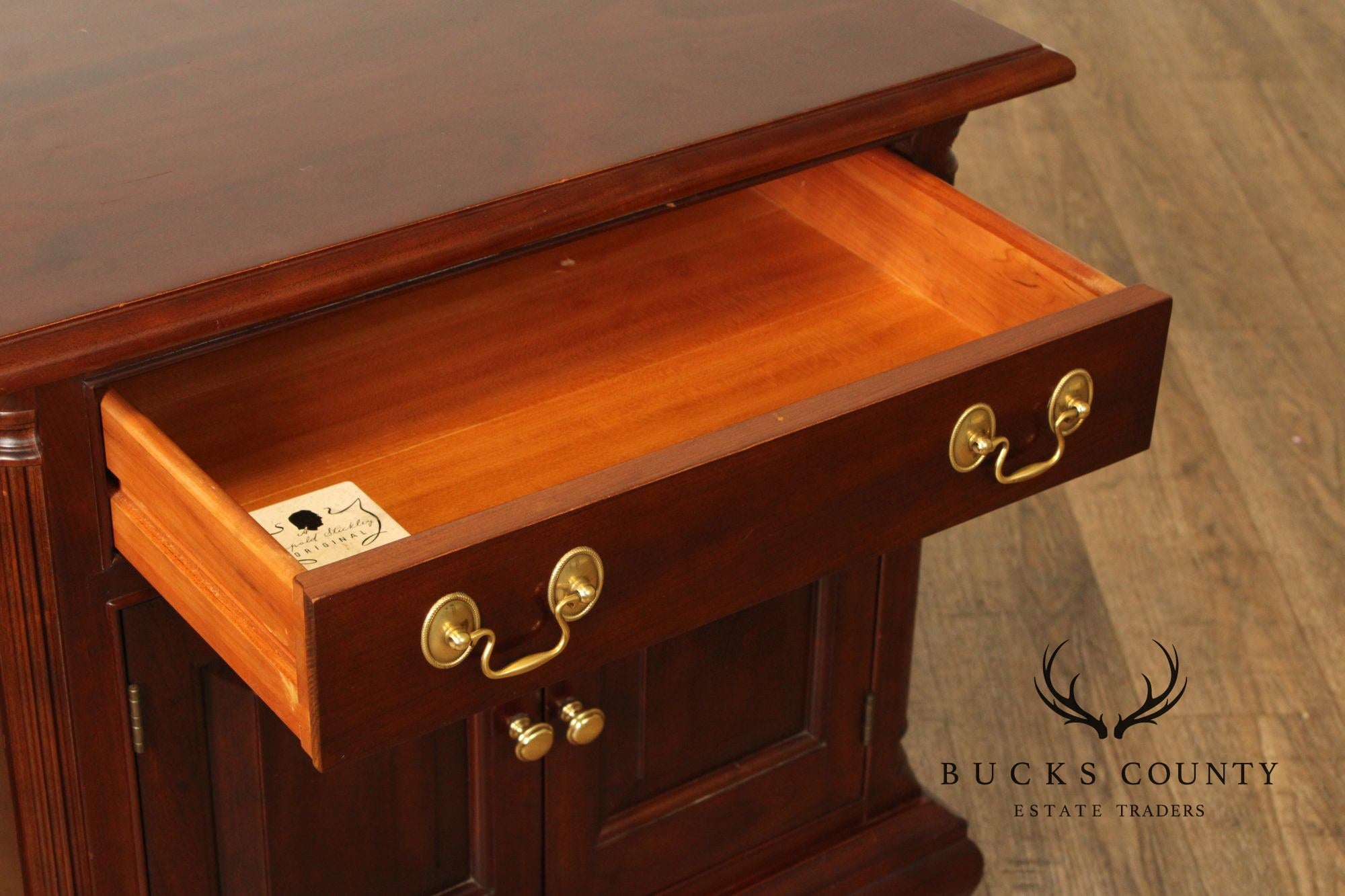 Stickley Chippendale Style Vintage Cherry Nightstand