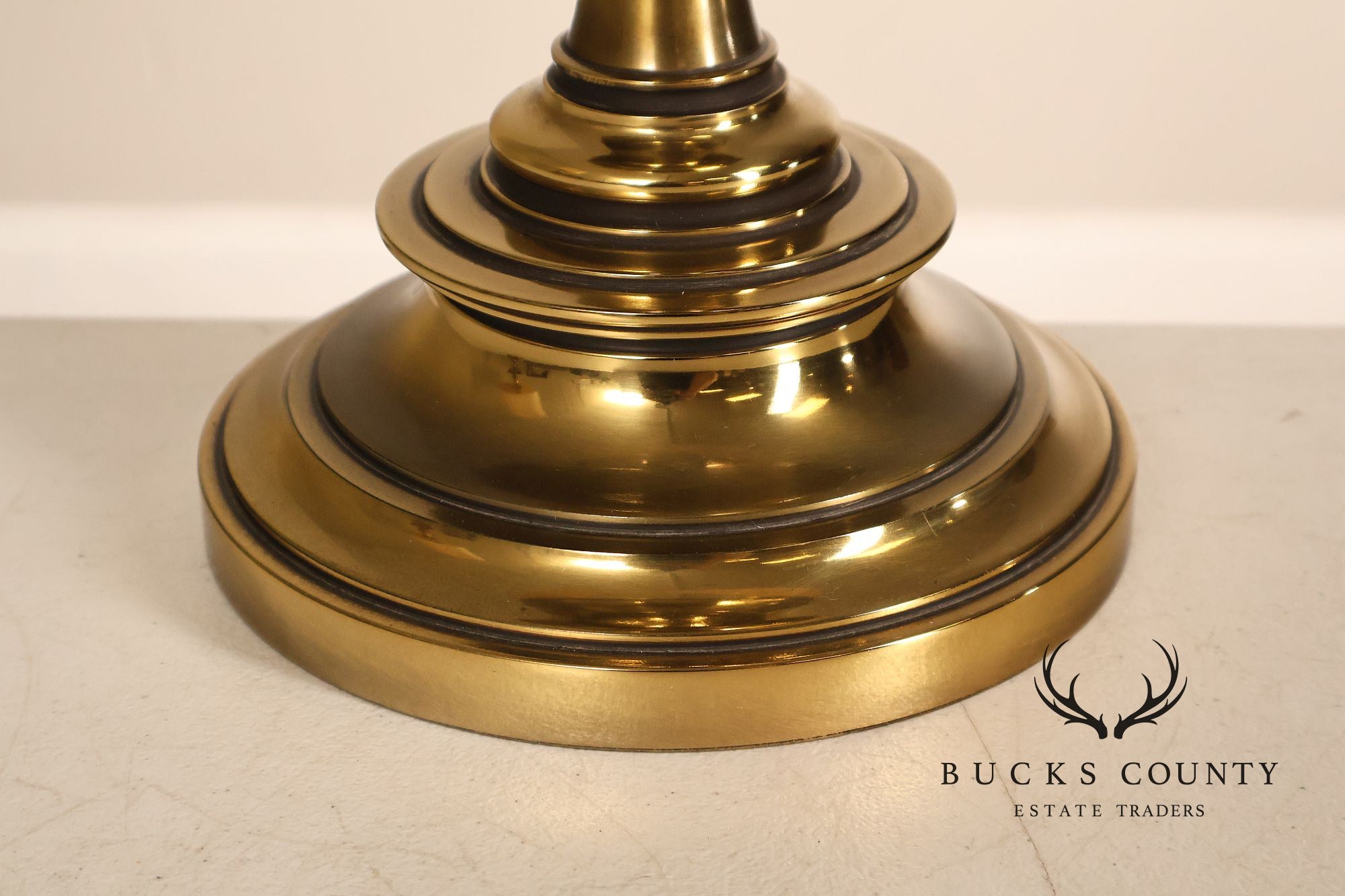 Stiffel Vintage Pair of Brass Table Lamps