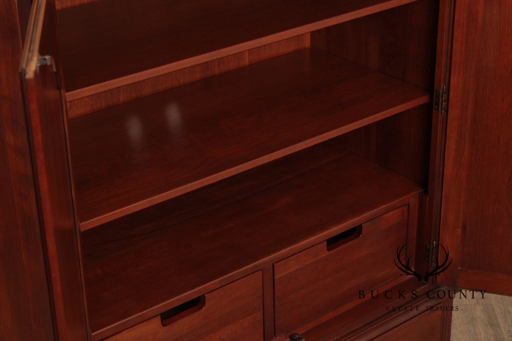 Ethan Allen 'Georgian Court' Cherry Armoire