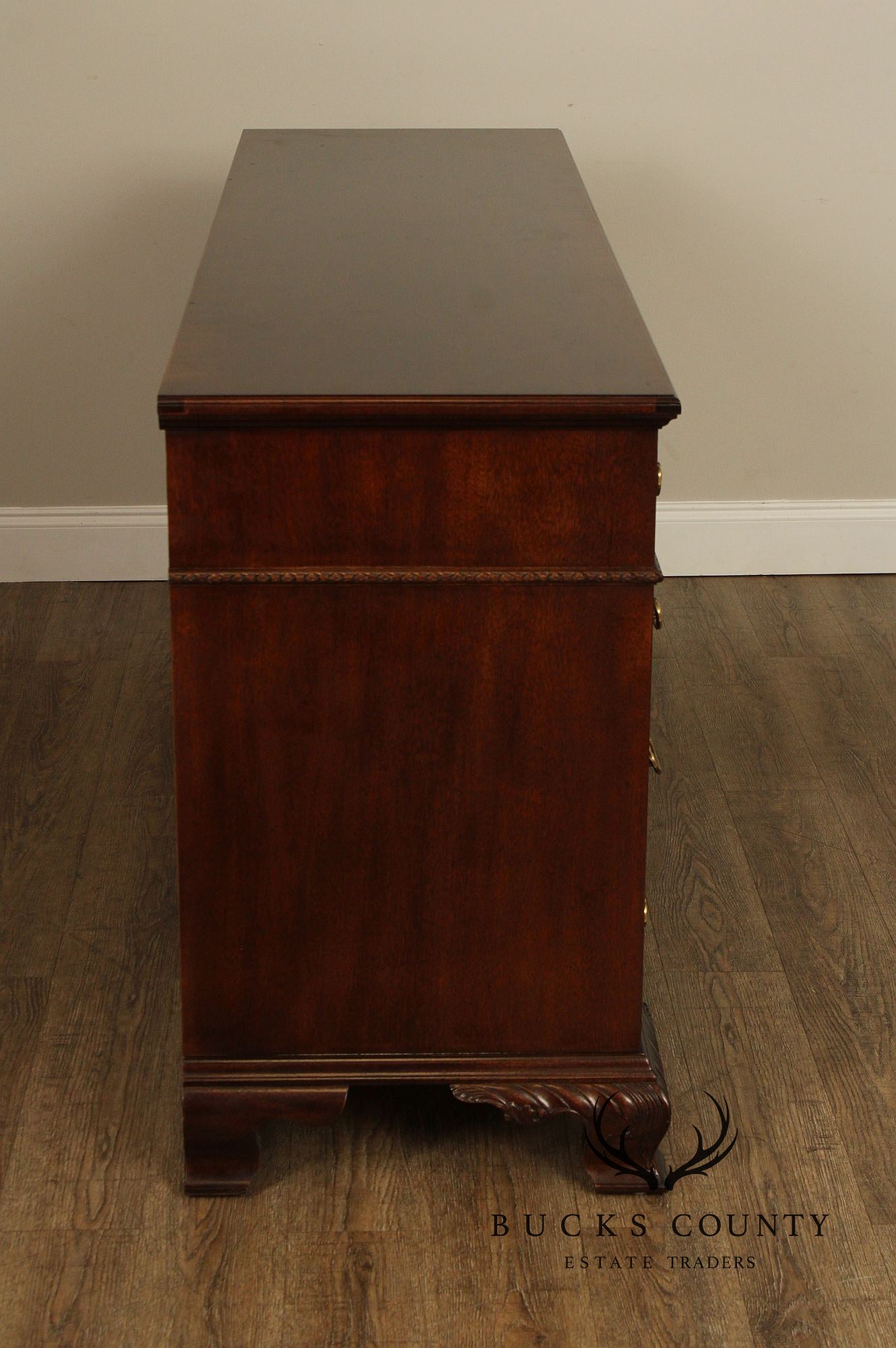 Henredon Chippendale Style Cherry Long Dresser