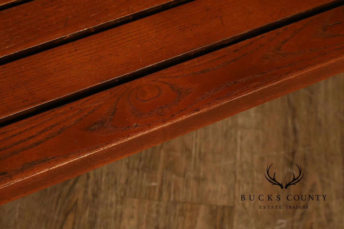 Knoll Mid Century Modern 'Bertoia' Teak Bench