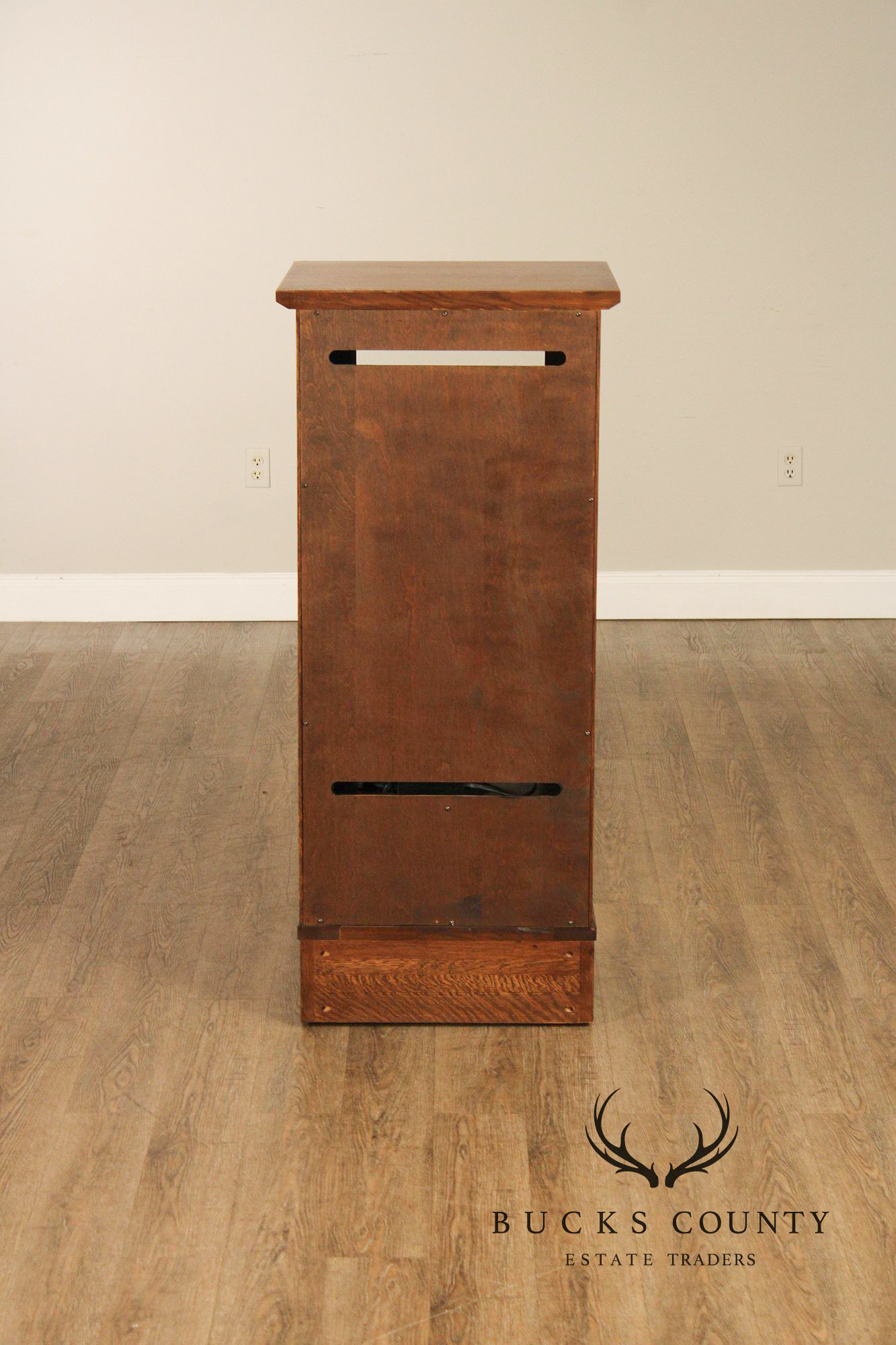 Stickley Mission Collection Oak Single Door Media Cabinet