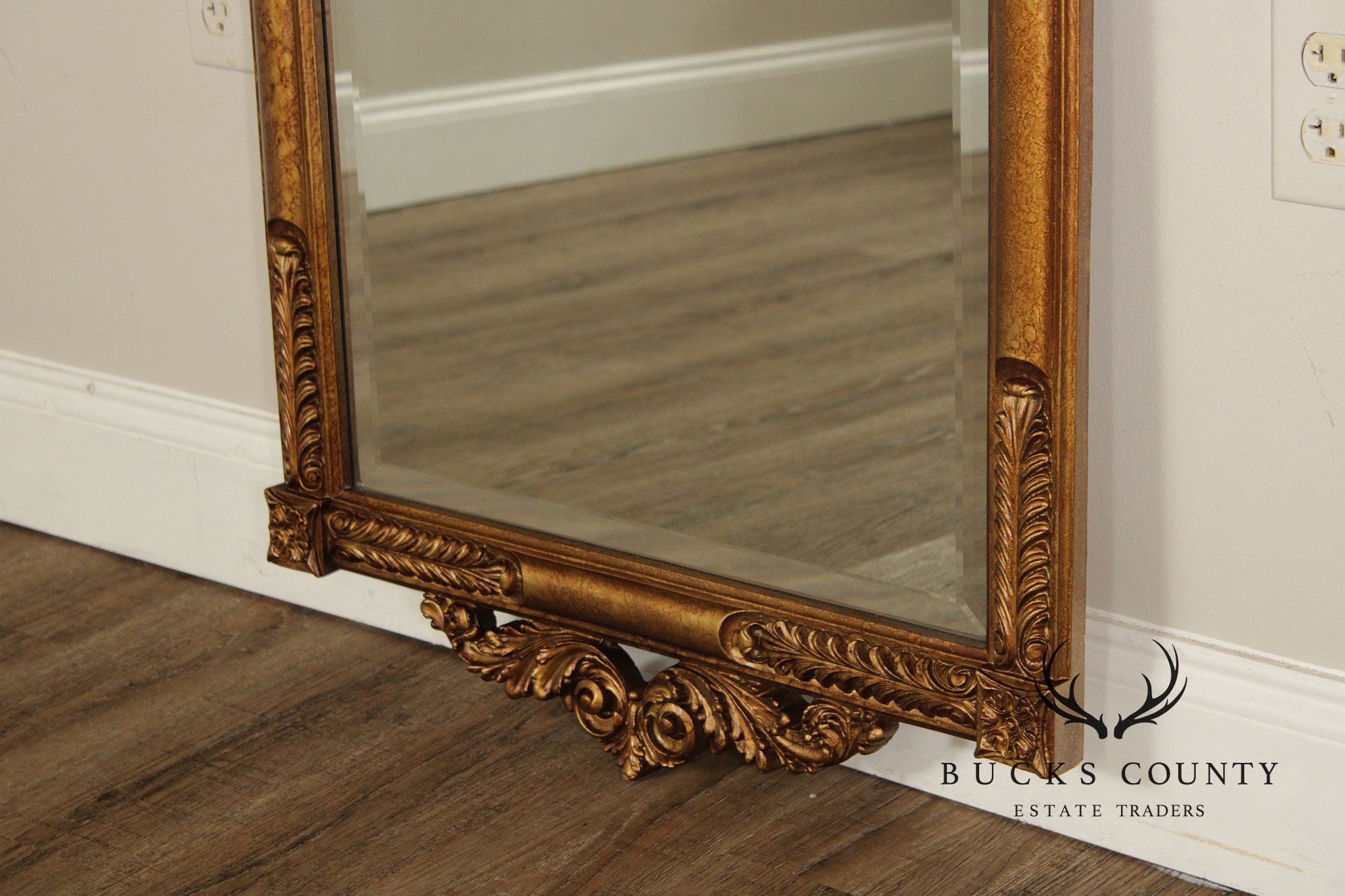 Rococo Style Gilt Carved Wall Mirror