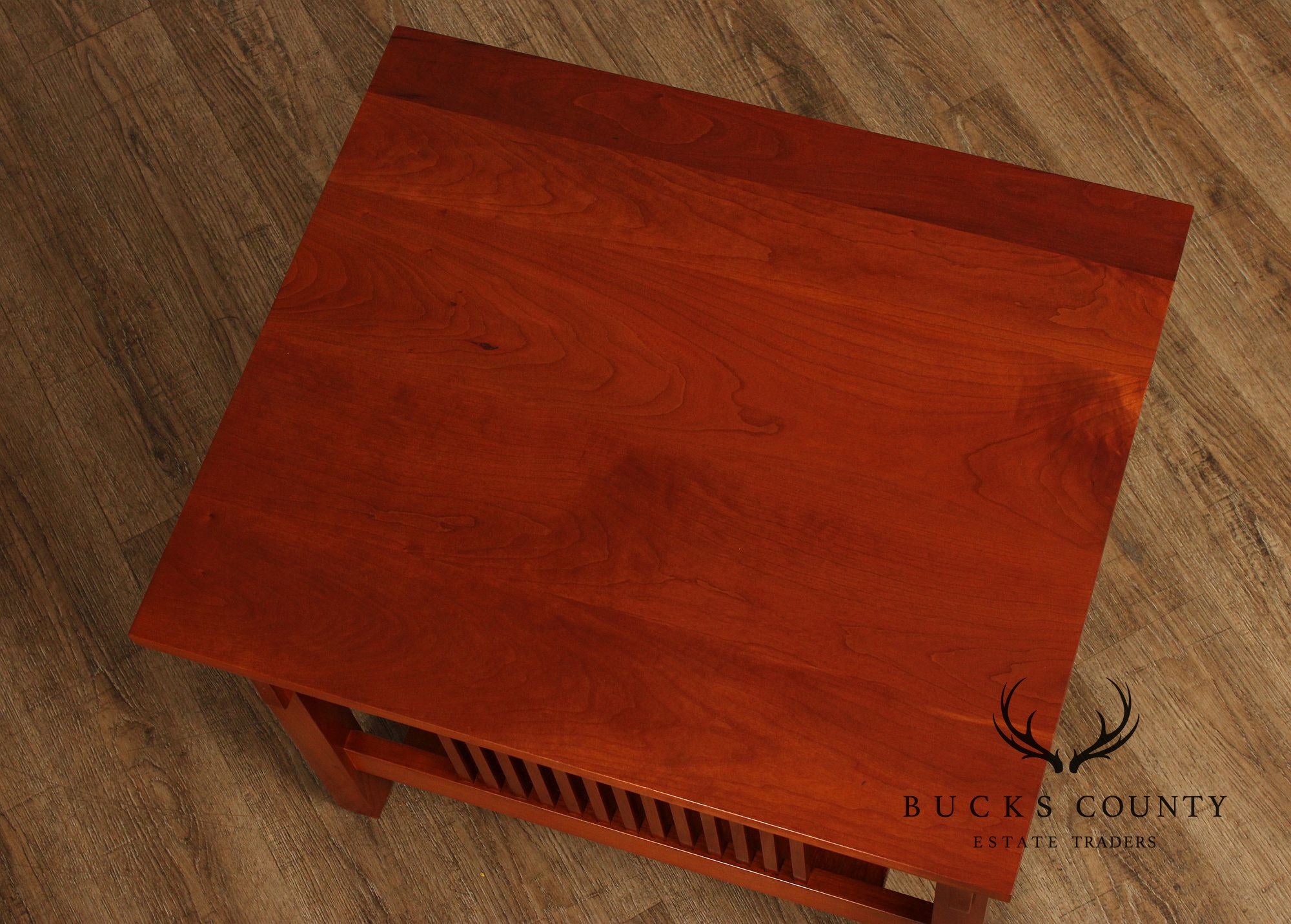 Stickley Mission Collection Cherry Spindle End Table