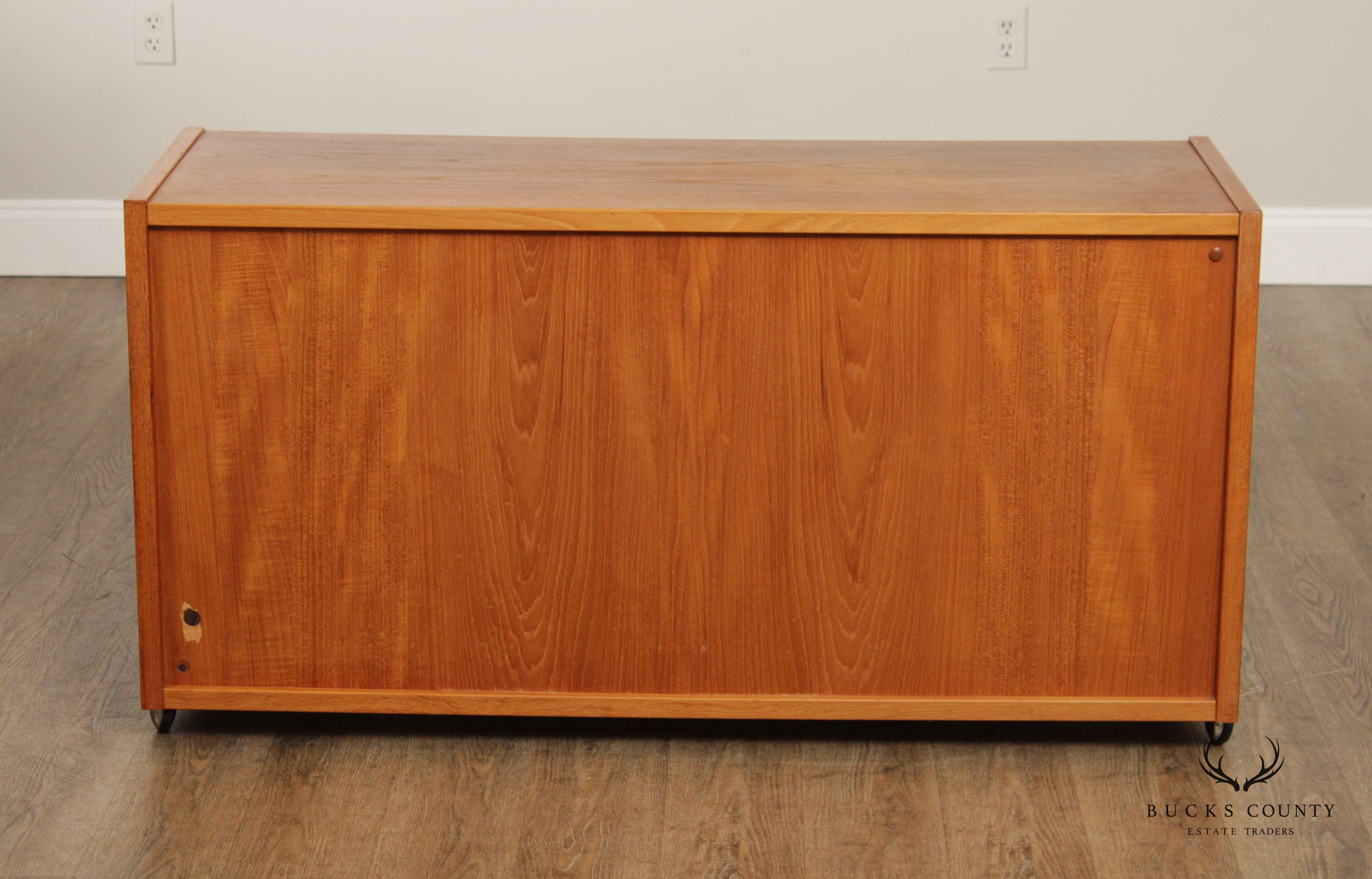 Danish Modern Style Teak Entertainment Console