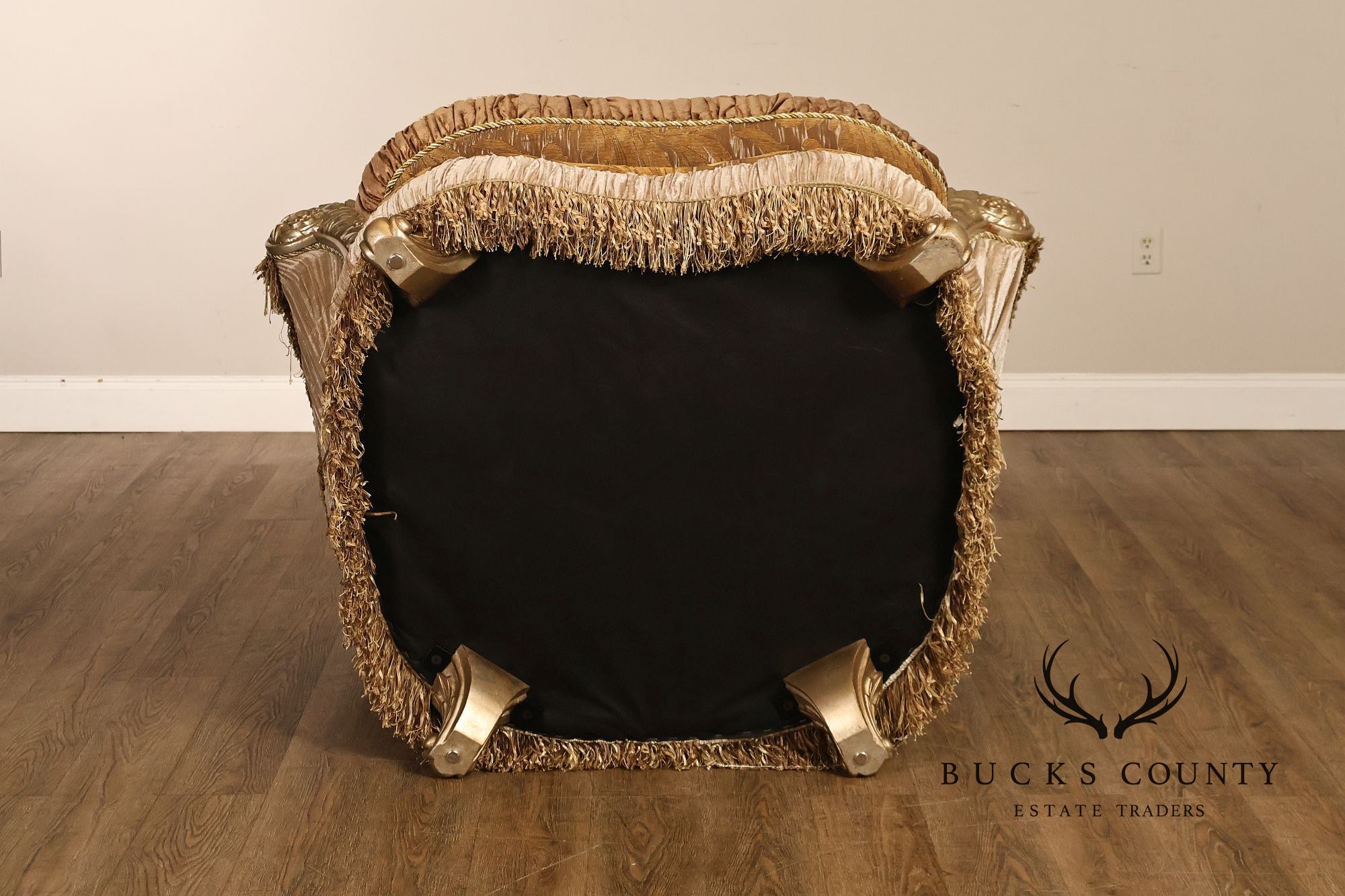 Italian Renaissance Style Upholstered Club Chair