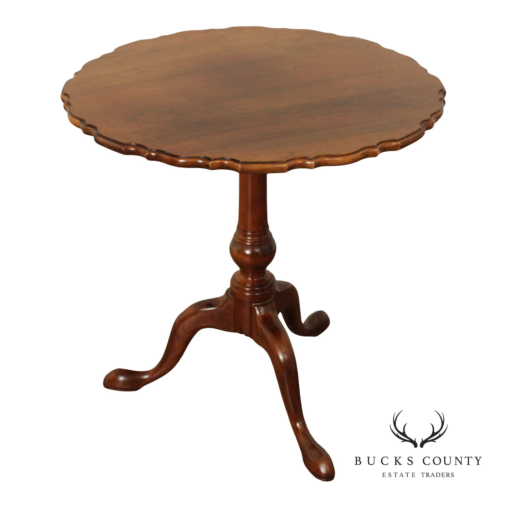 Stickley Cherry Pie Crust Tea Table