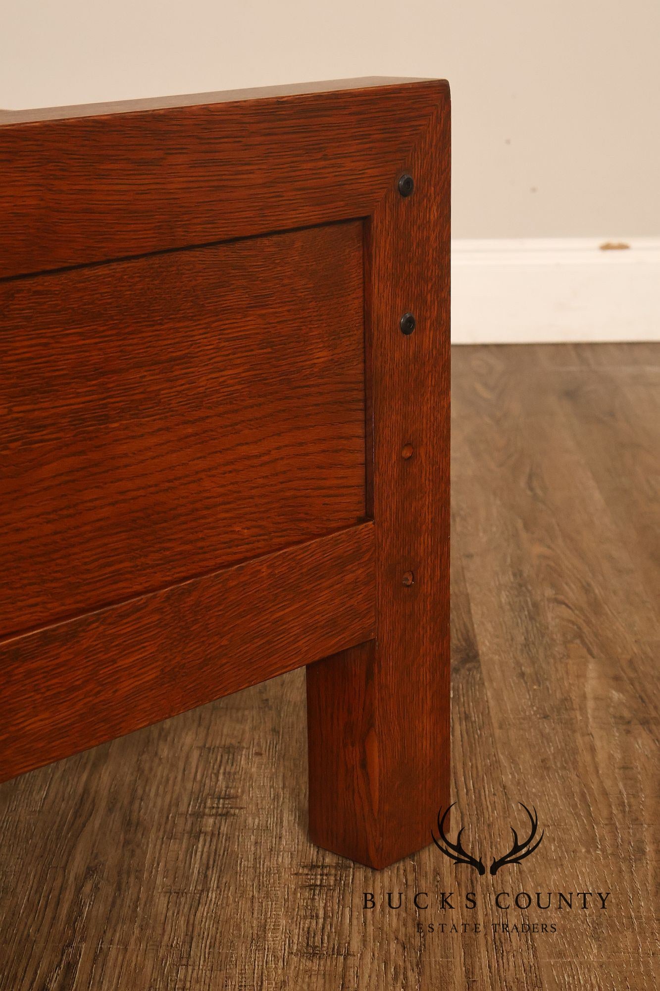 Stickley Antiquities Collection Mission Oak Twin Bed