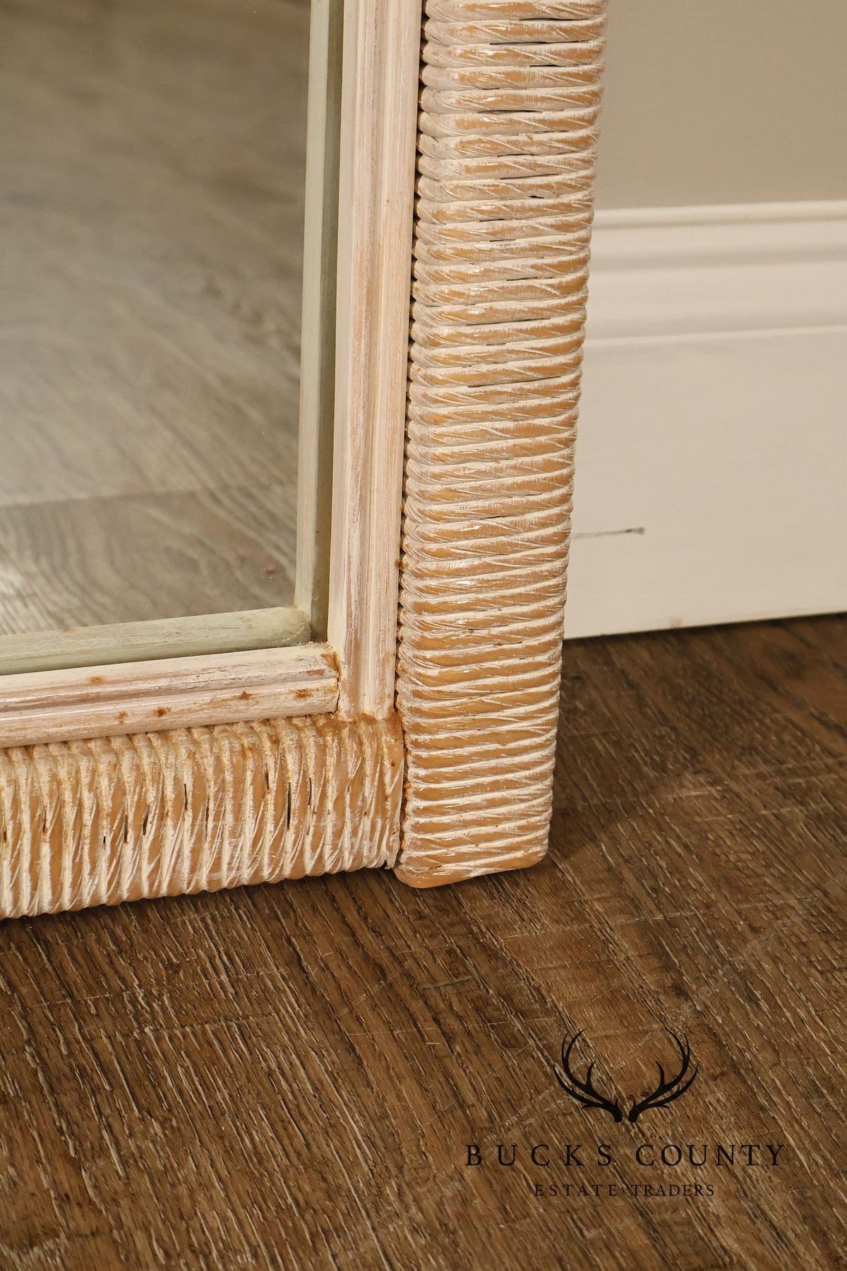 Lexington Henry Link Wicker Pier Mirror