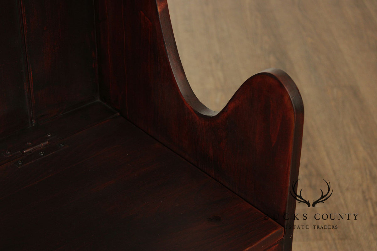 Bobby’s Rule Handcrafted Pine Hall Tree Bench With Storage