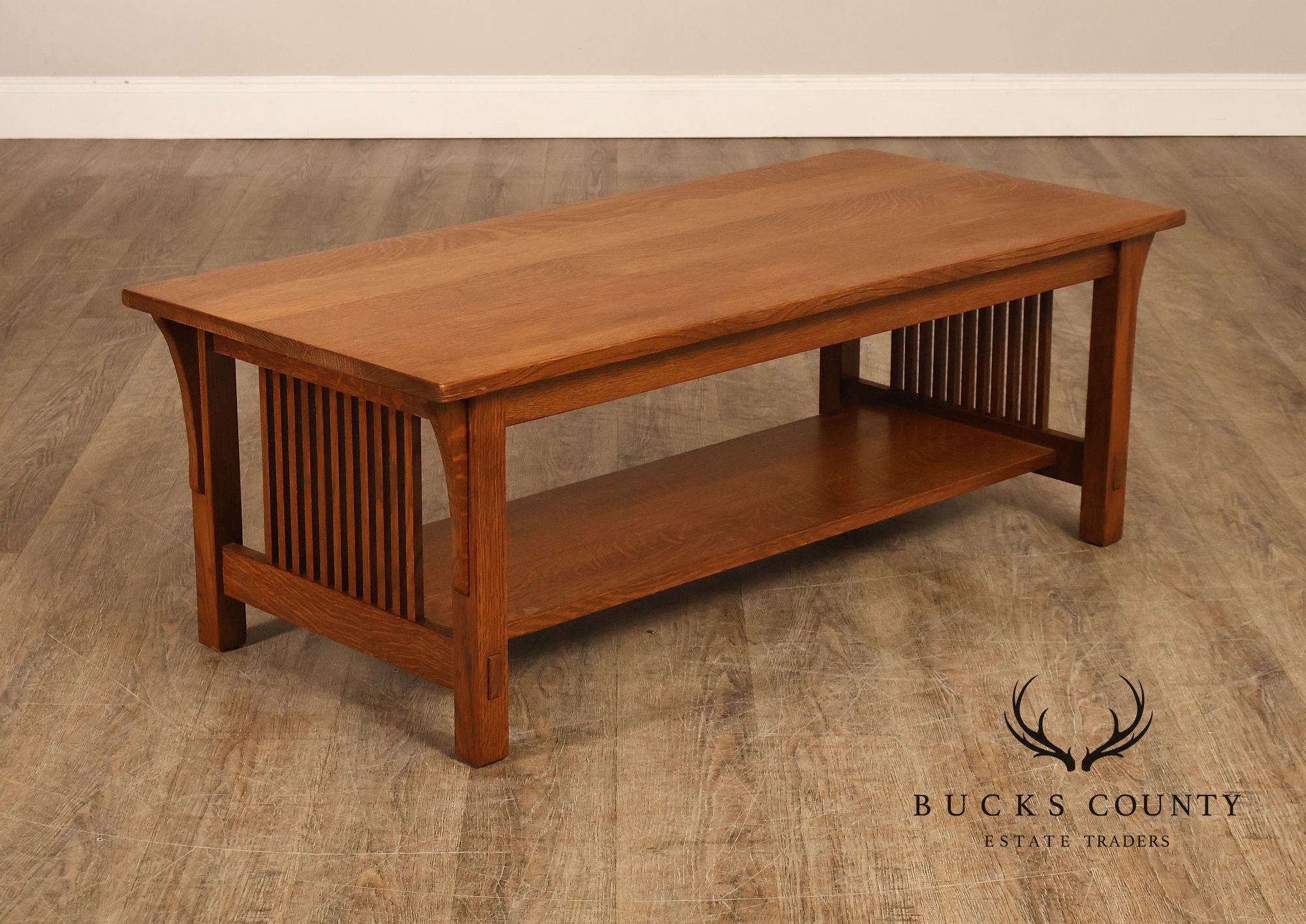 Stickley Mission Collection Oak Cocktail Table