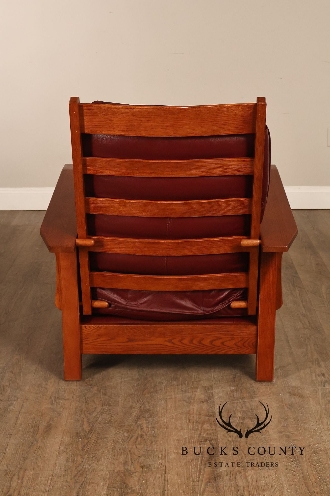 Bassett Furniture Mission Style Oak Morris Chair