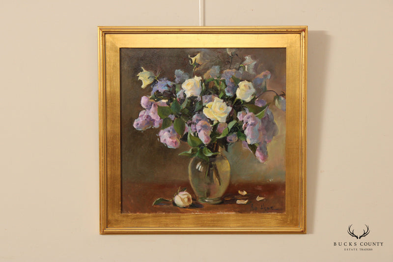 Luo Hong Floral Still Life Oil Painting