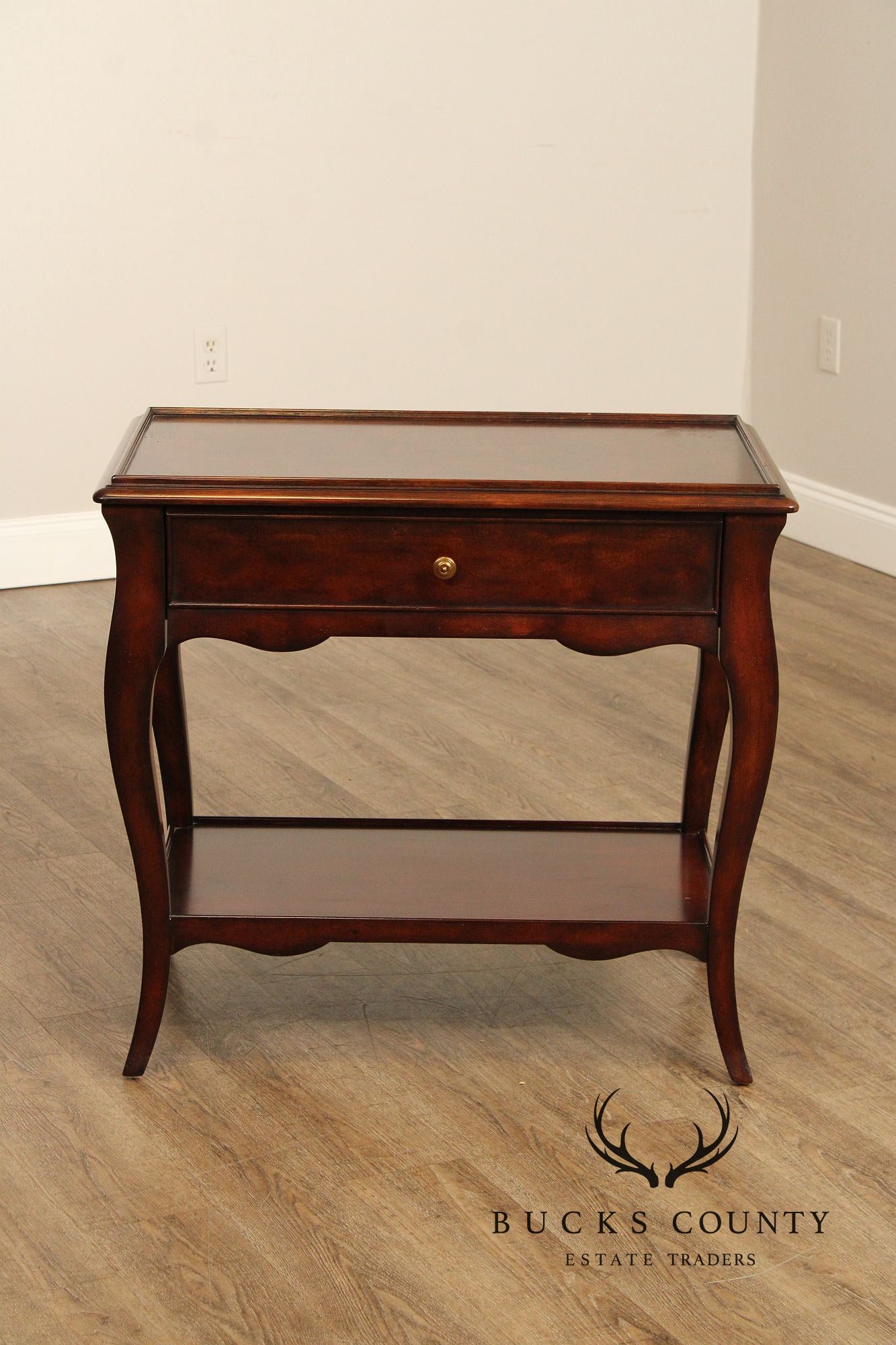 Bernhardt Louis XV Style Carved Wooden Nightstand