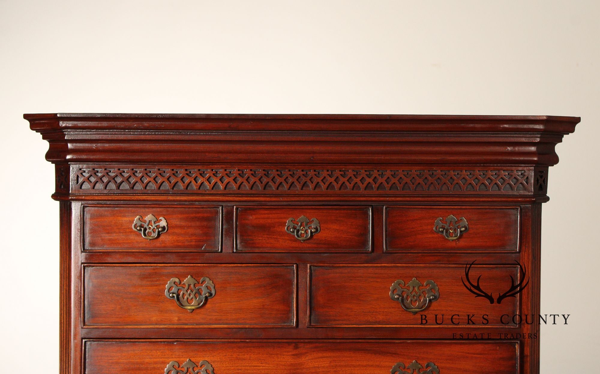 Georgian Style Mahogany Tall Chest