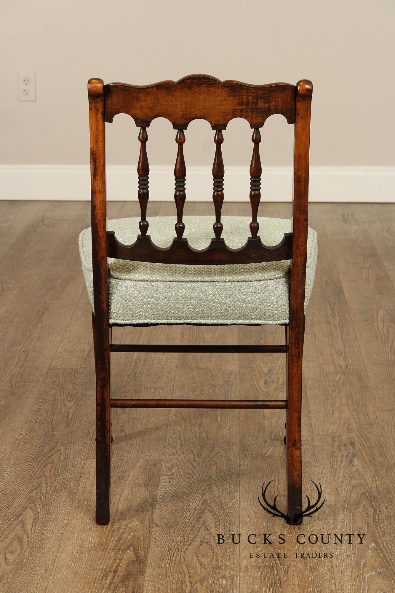 Antique Sheraton Hand Painted Side Chair