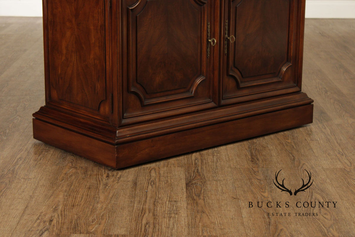 Karges Burl Walnut Flip-Top Server