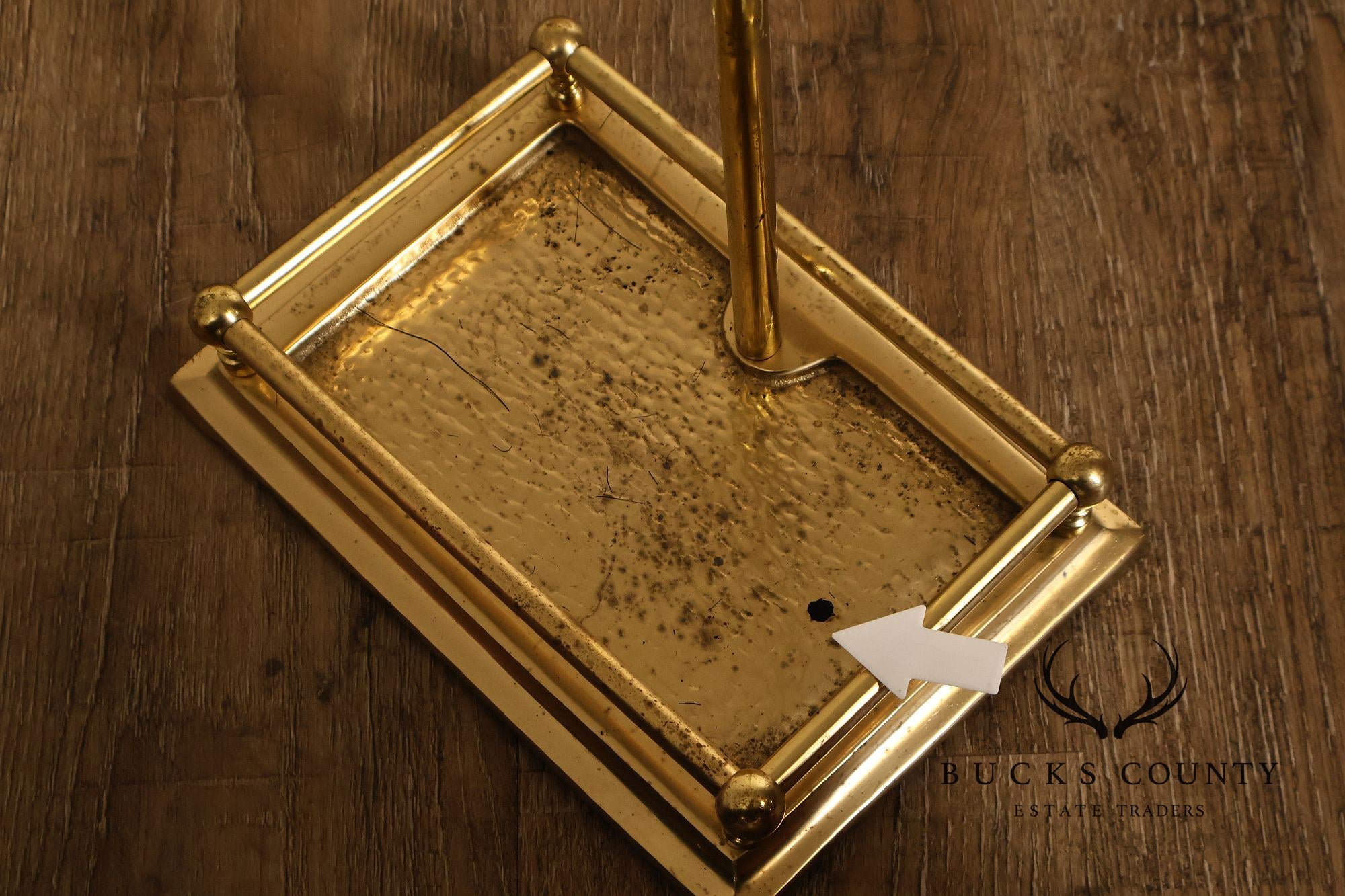 Traditional Five-Piece Brass Fireplace Tool Set