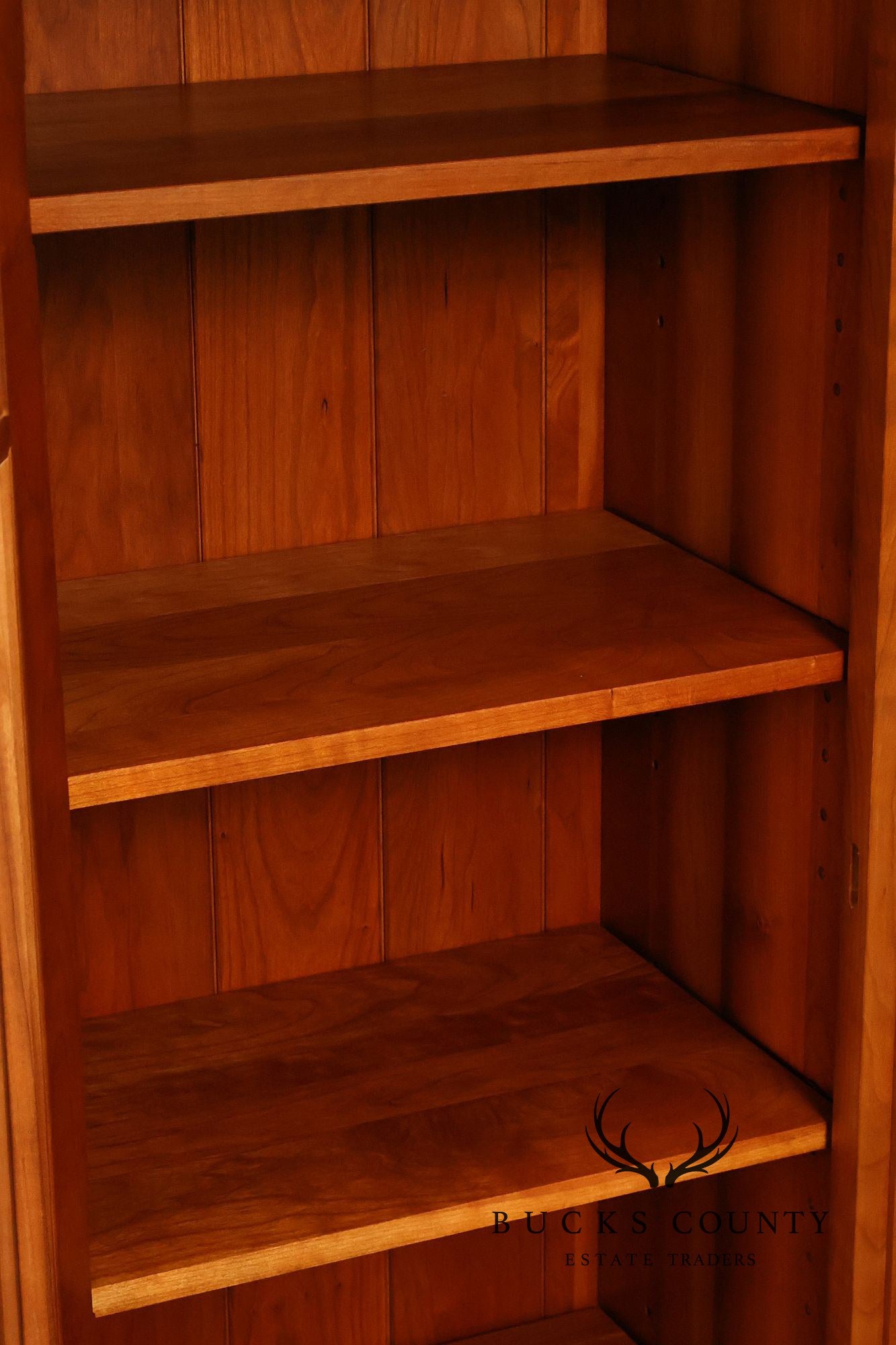 Stickley Mission Collection Pair of Harvey Ellis Cherry Bookcases