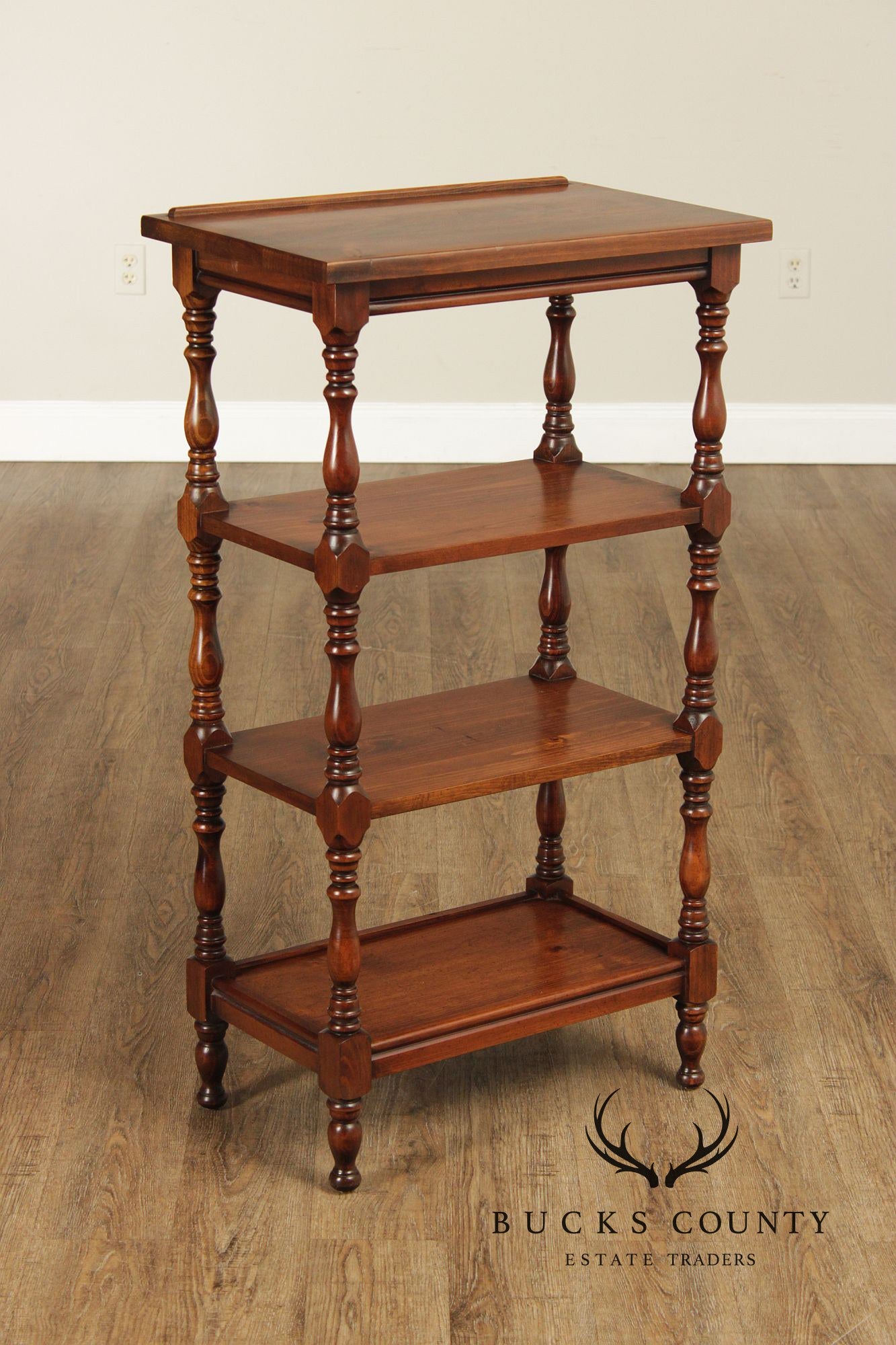 English Traditional Style Pine Bookcase Etagere Lectern