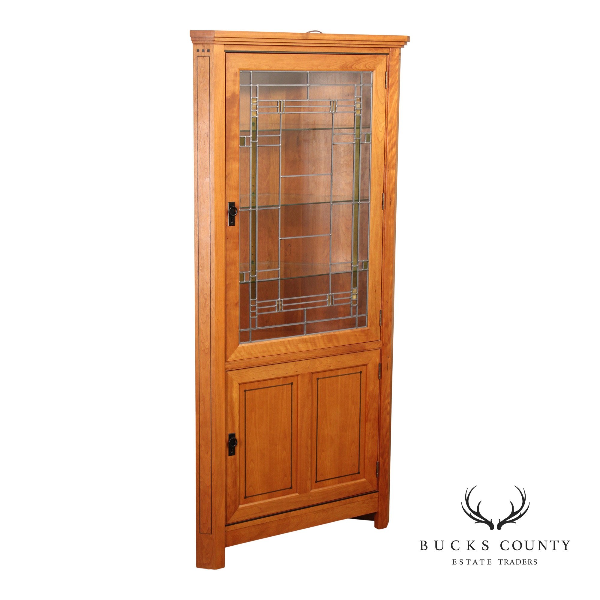 Stickley 21st Century Collection Cherry Corner Cabinet