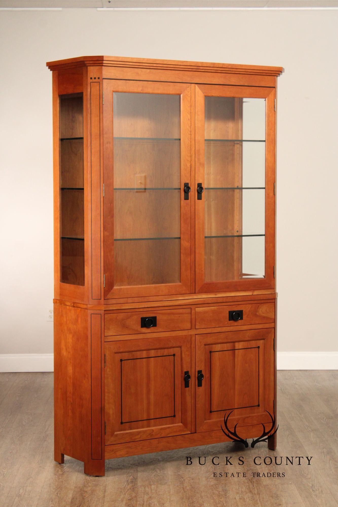 Stickley 21st Century Collection Cherry Buffet Base China Cabinet