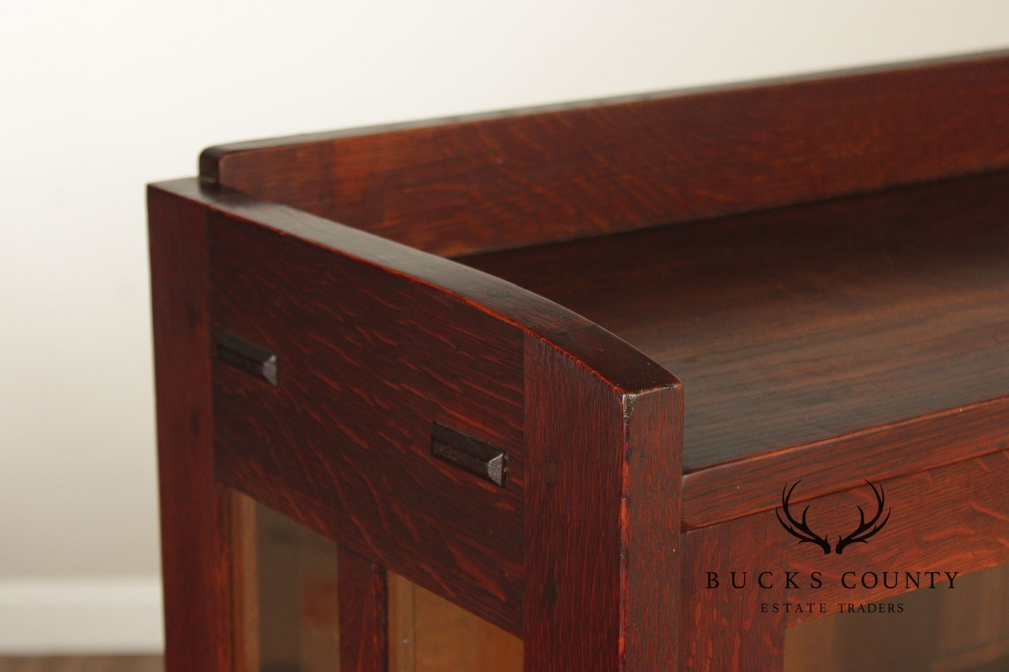 Gustav Stickley Antique Mission Oak No. 815 China Cabinet