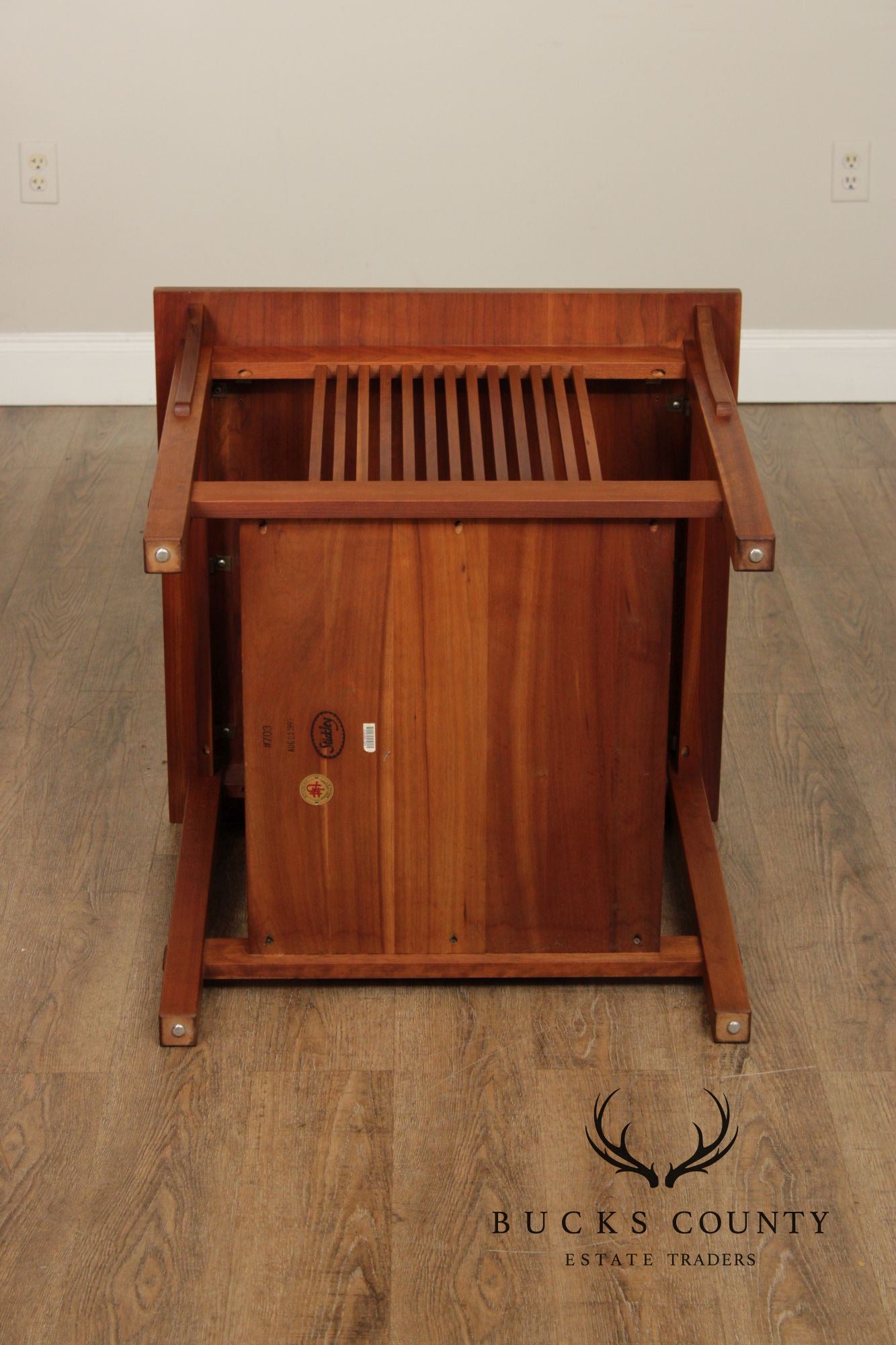 Stickley Mission Collection Cherry Spindle Lamp Table