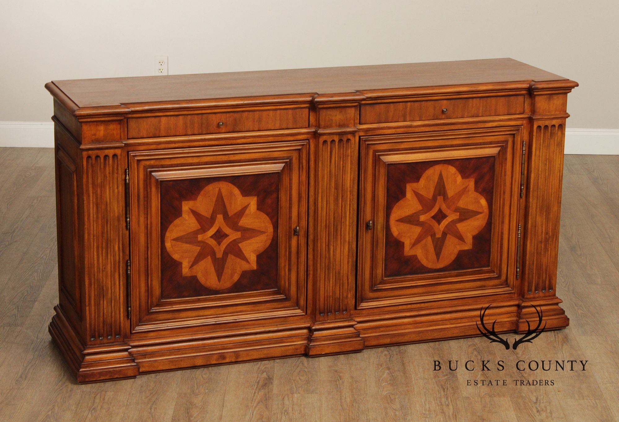 Ethan Allen 'Lombard' Marquetry Sideboard