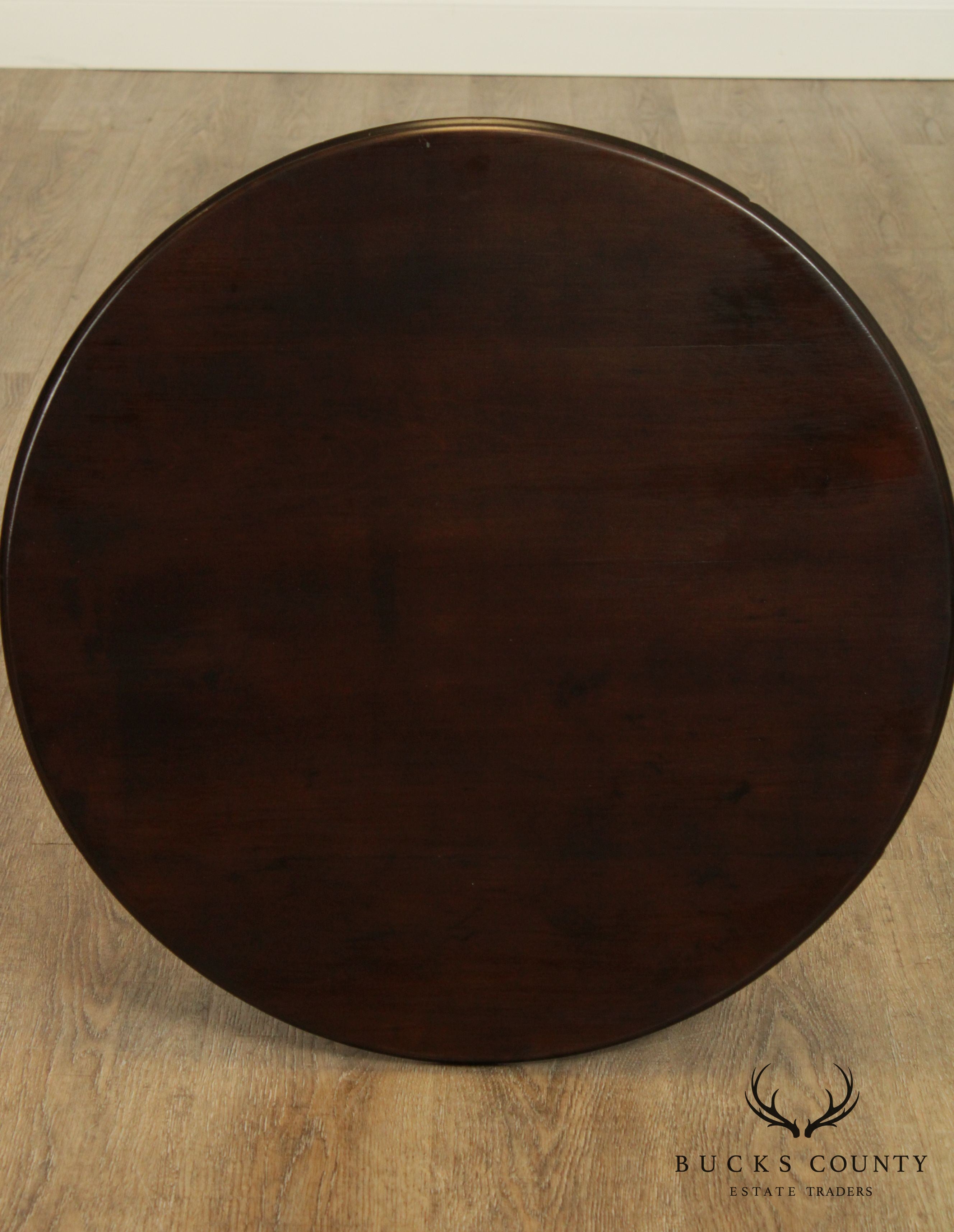 Thonet Round Bentwood Base Antique Side Table