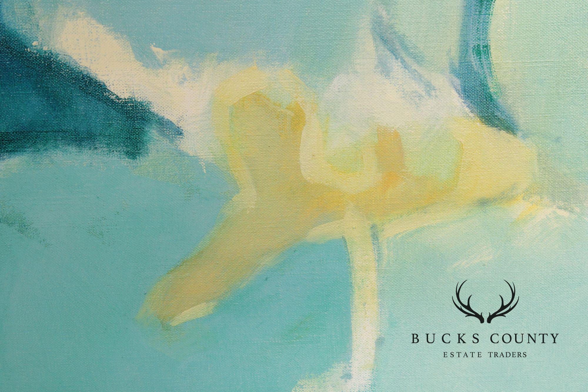 Malcolm Bray Contemporary Oil Painting, 'Boy Floating'