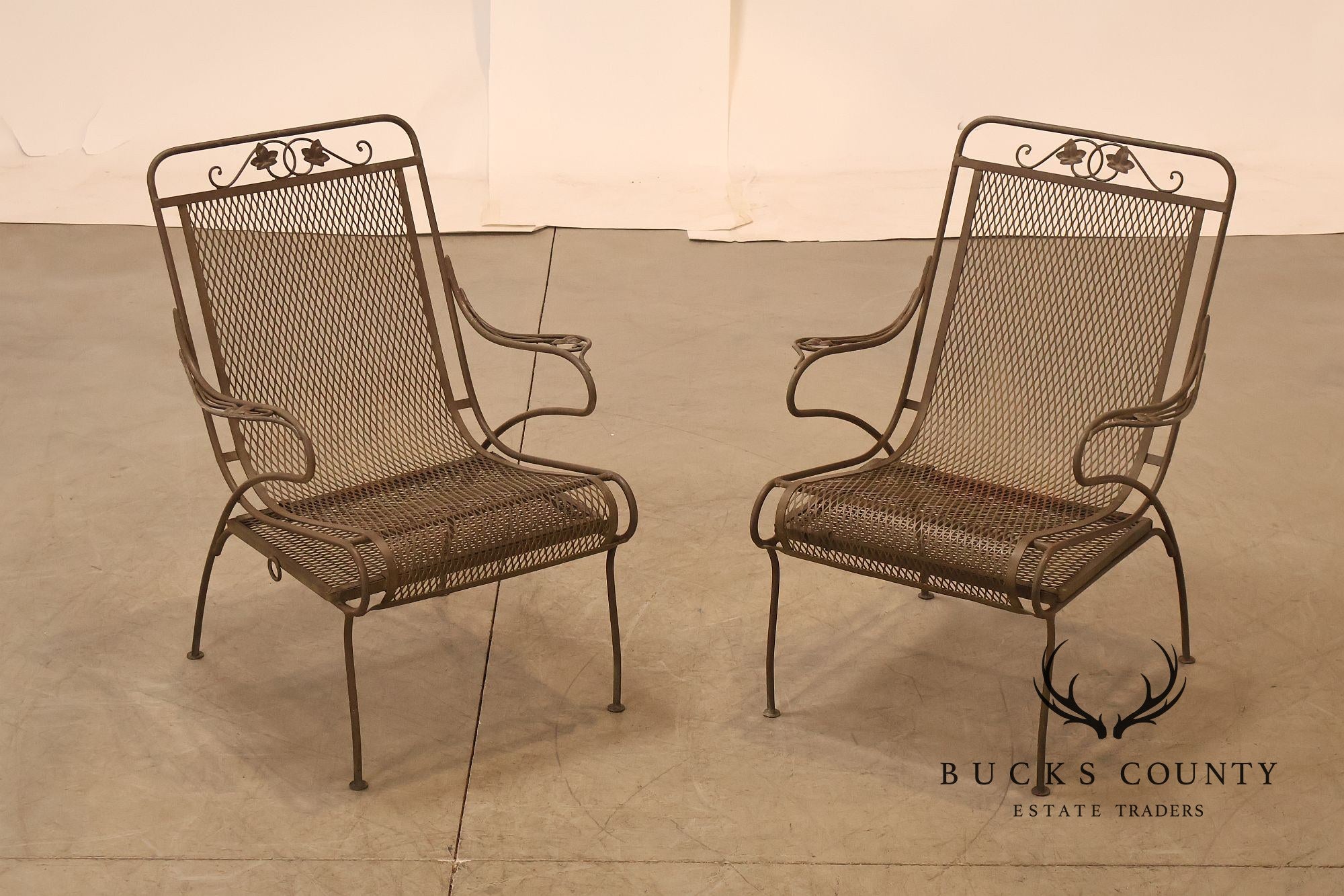 Vintage Salterini Wrought Iron 6 Piece Patio Set