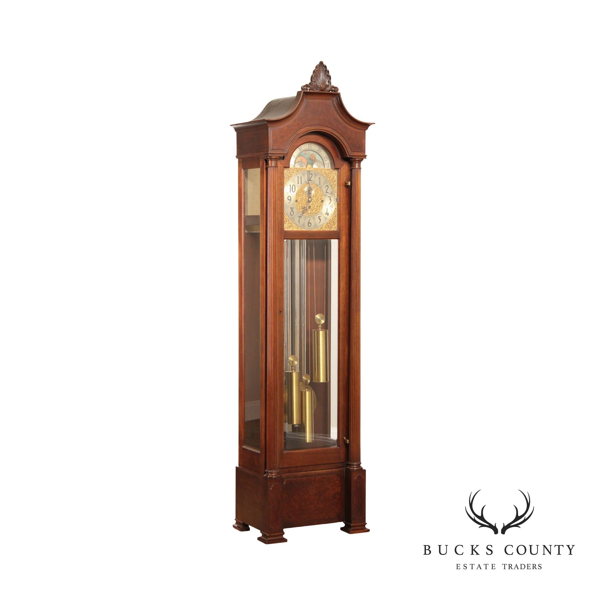 Herschedede 5 Tube Grandfather Hall Clock