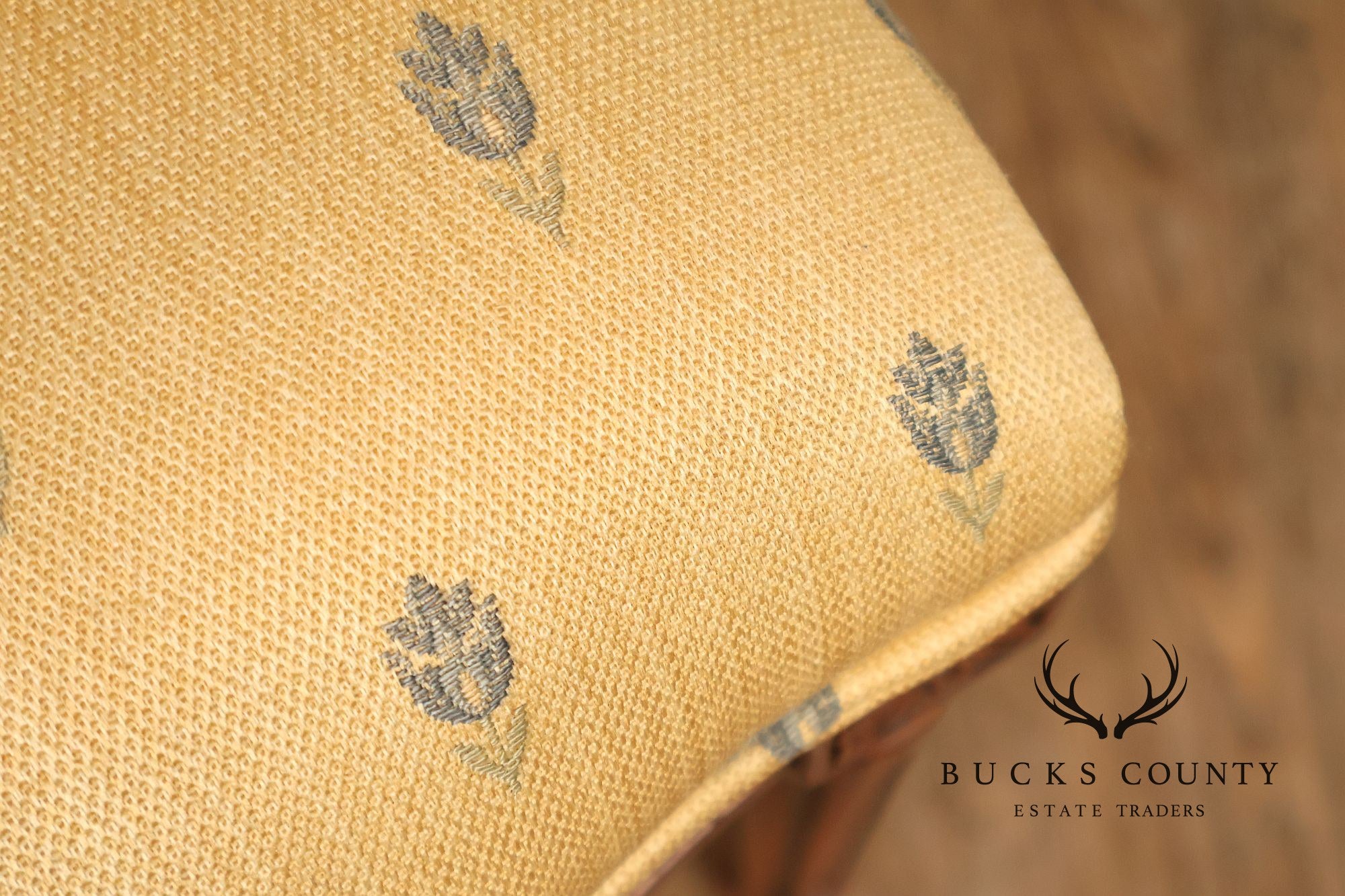 Ethan Allen Louis XVI Style Set Of Four Upholstered Dining Chairs