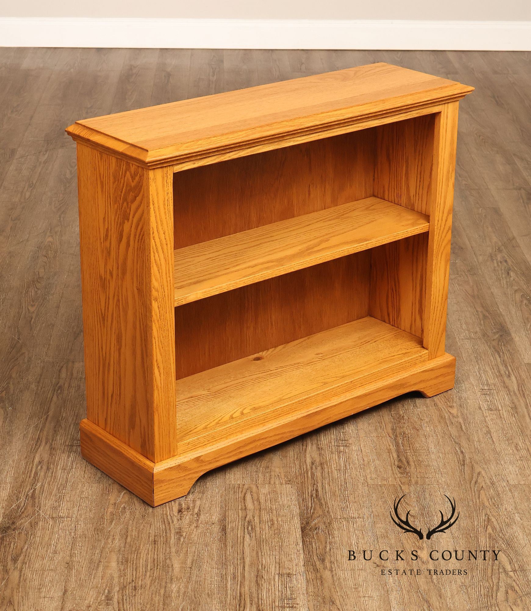 Hunt Country Furniture Oak Low Bookcase