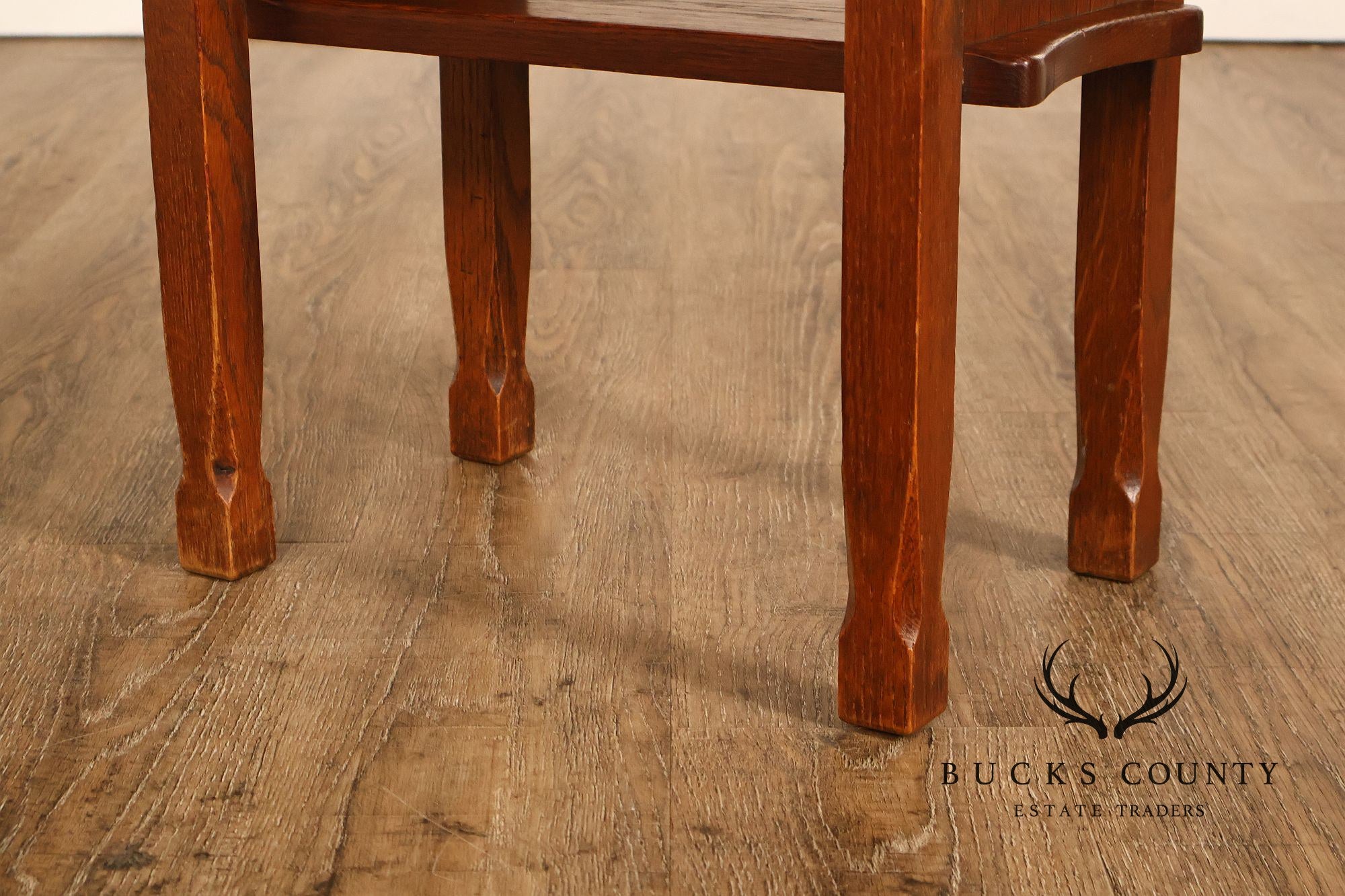 Antique Arts And Crafts Mission Oak Imperial Stand