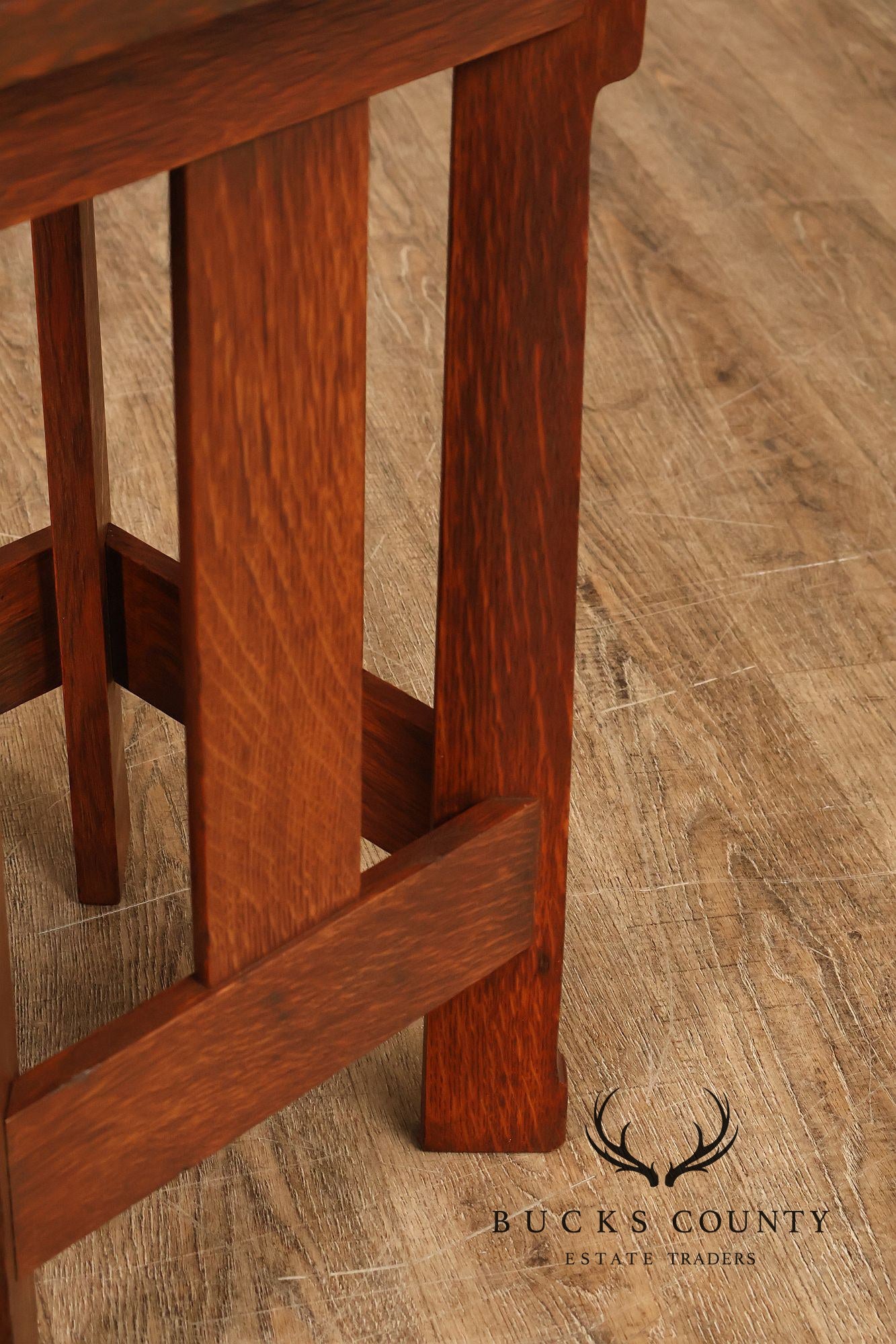 Stickley Brothers Antique Mission Oak Tabouret