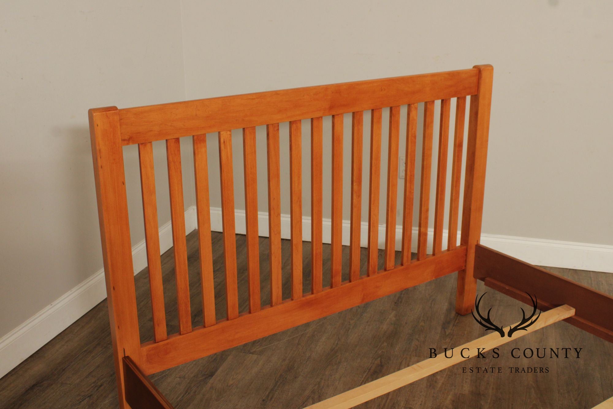 Mission Style Maple Queen Size Bed Frame