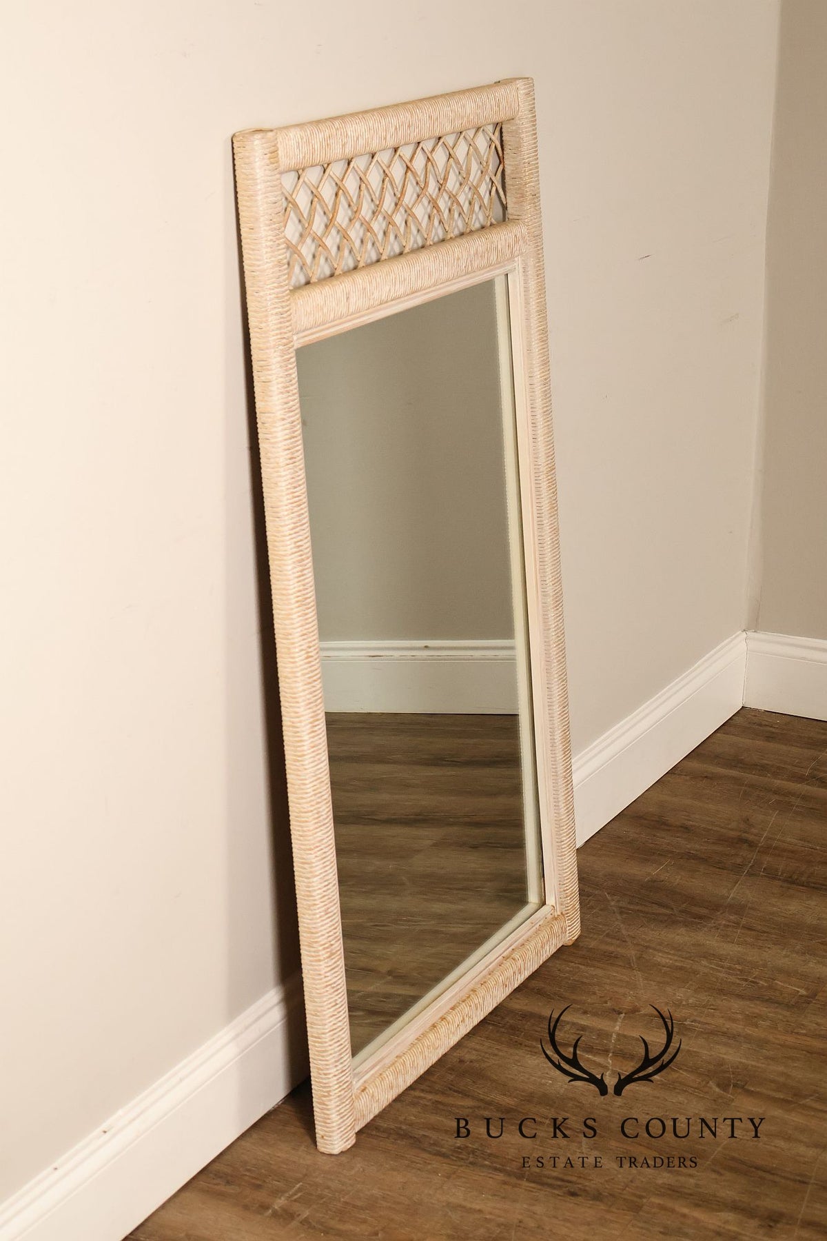 Lexington Henry Link Wicker Pier Mirror