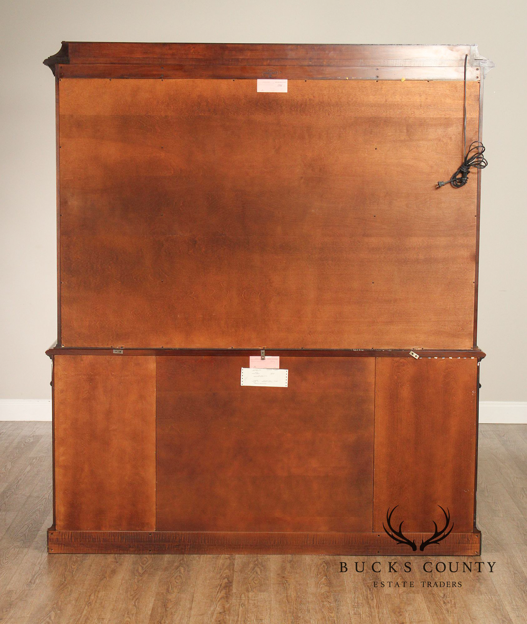 Henkel Harris Regency Style Mahogany Breakfront China Cabinet