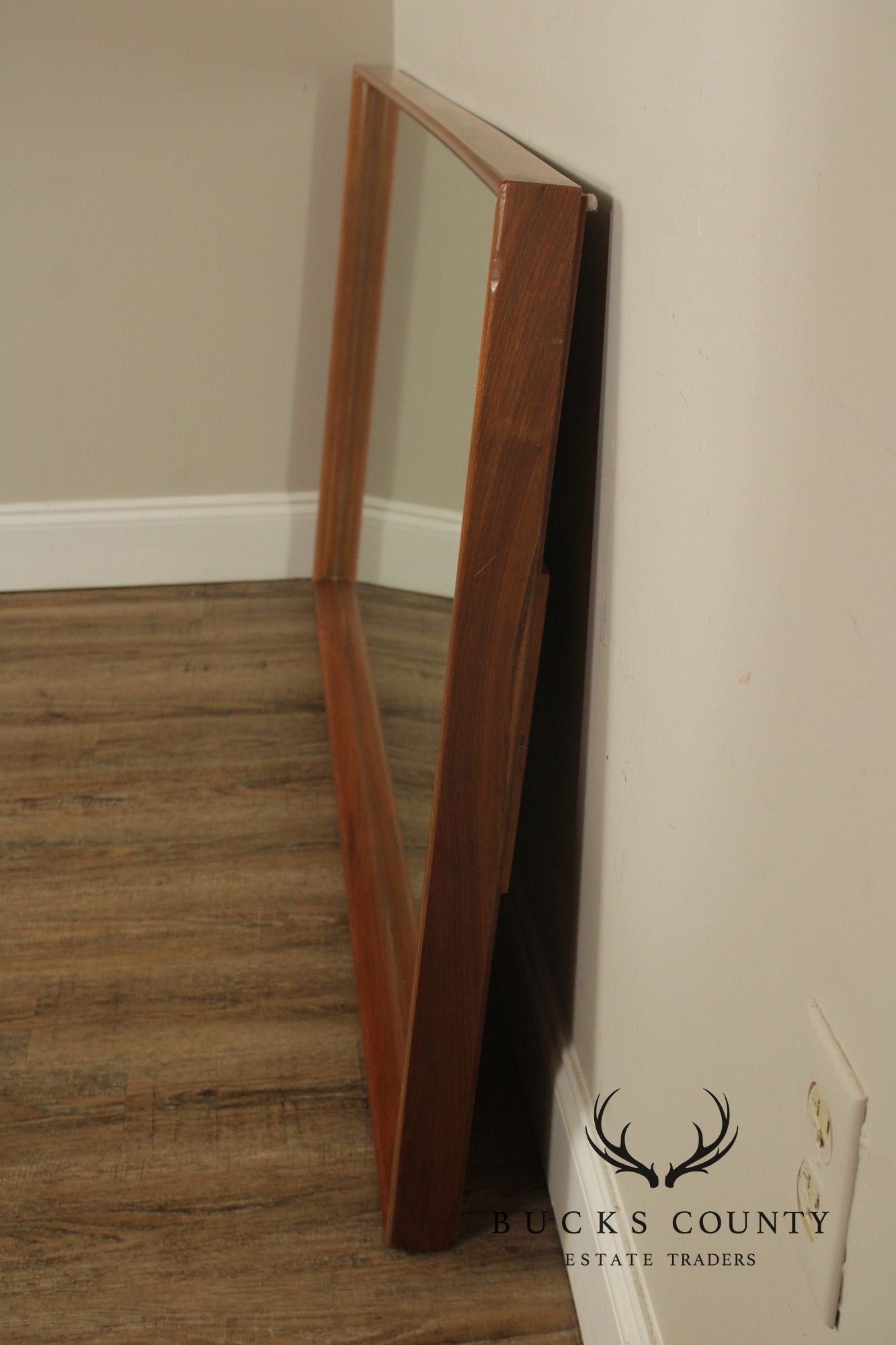 Mid Century Modern Walnut Dresser Mirror
