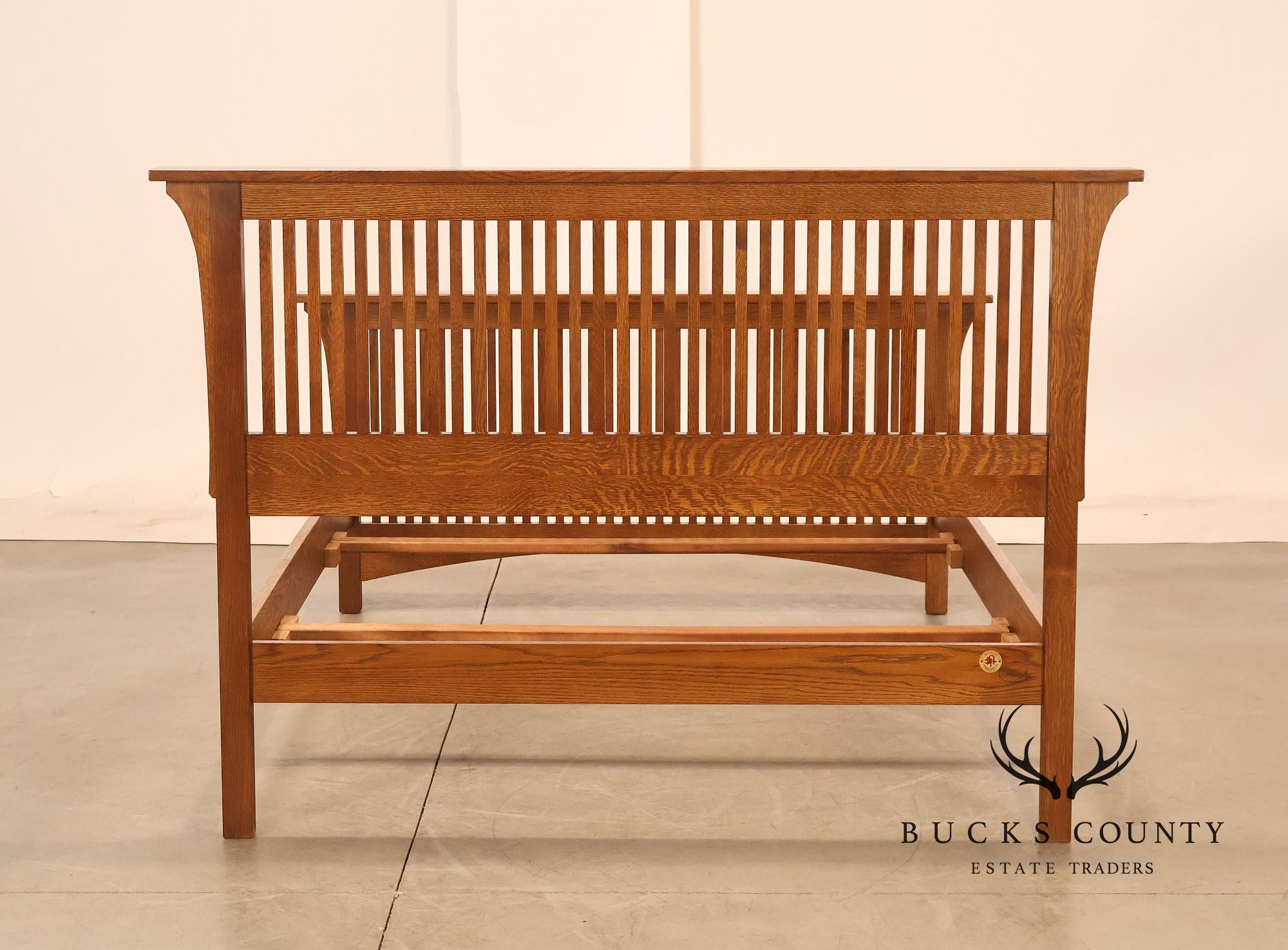 Stickley Mission Collection Oak Spindle Full Size Bed