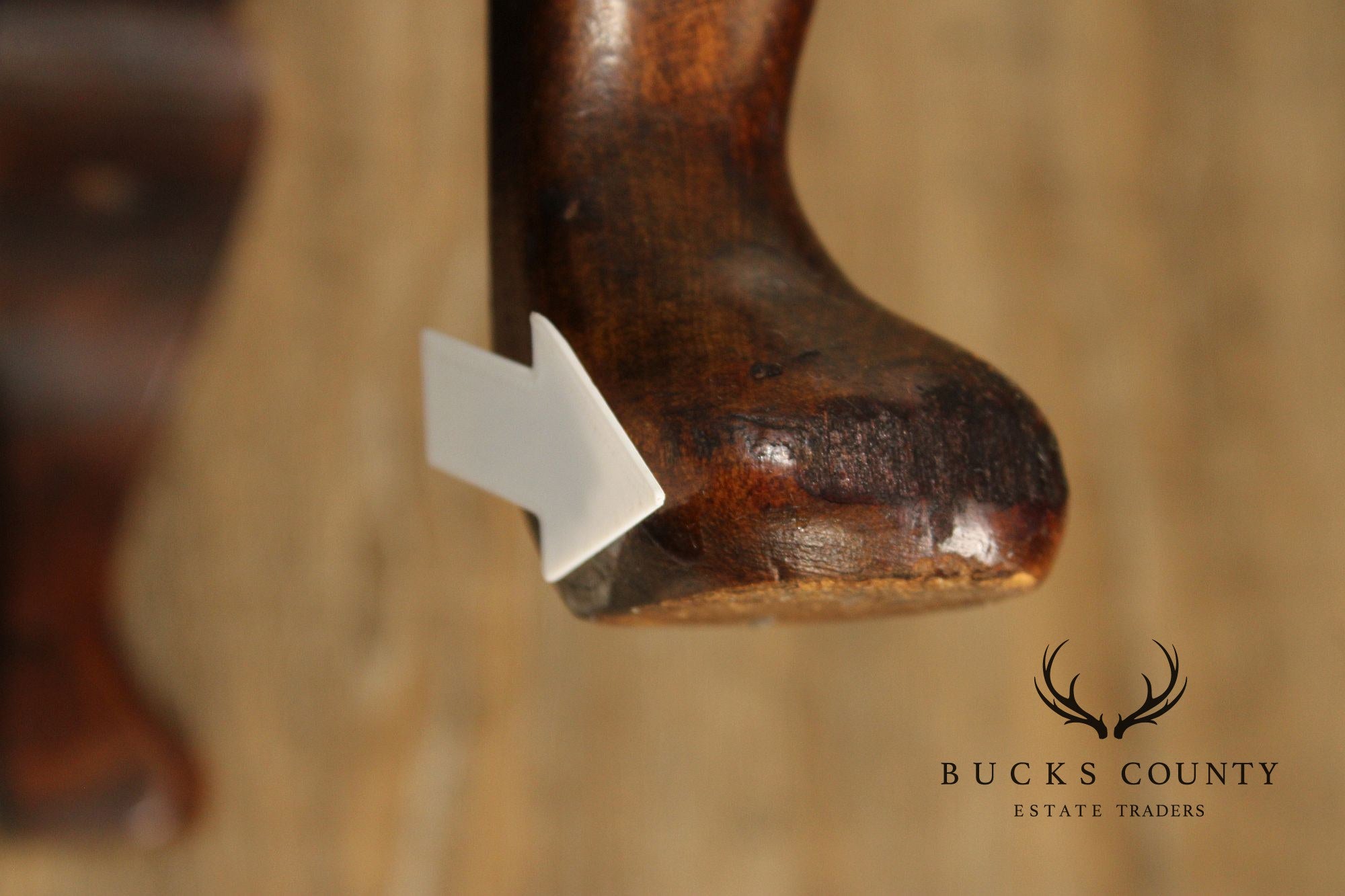 Vintage Mahogany Queen Anne Style Footstool