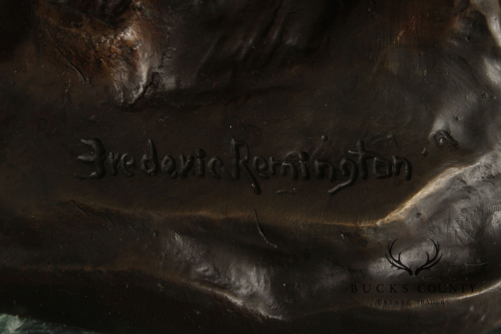 Frederic Remington Bronze Statue, 'Stampede'