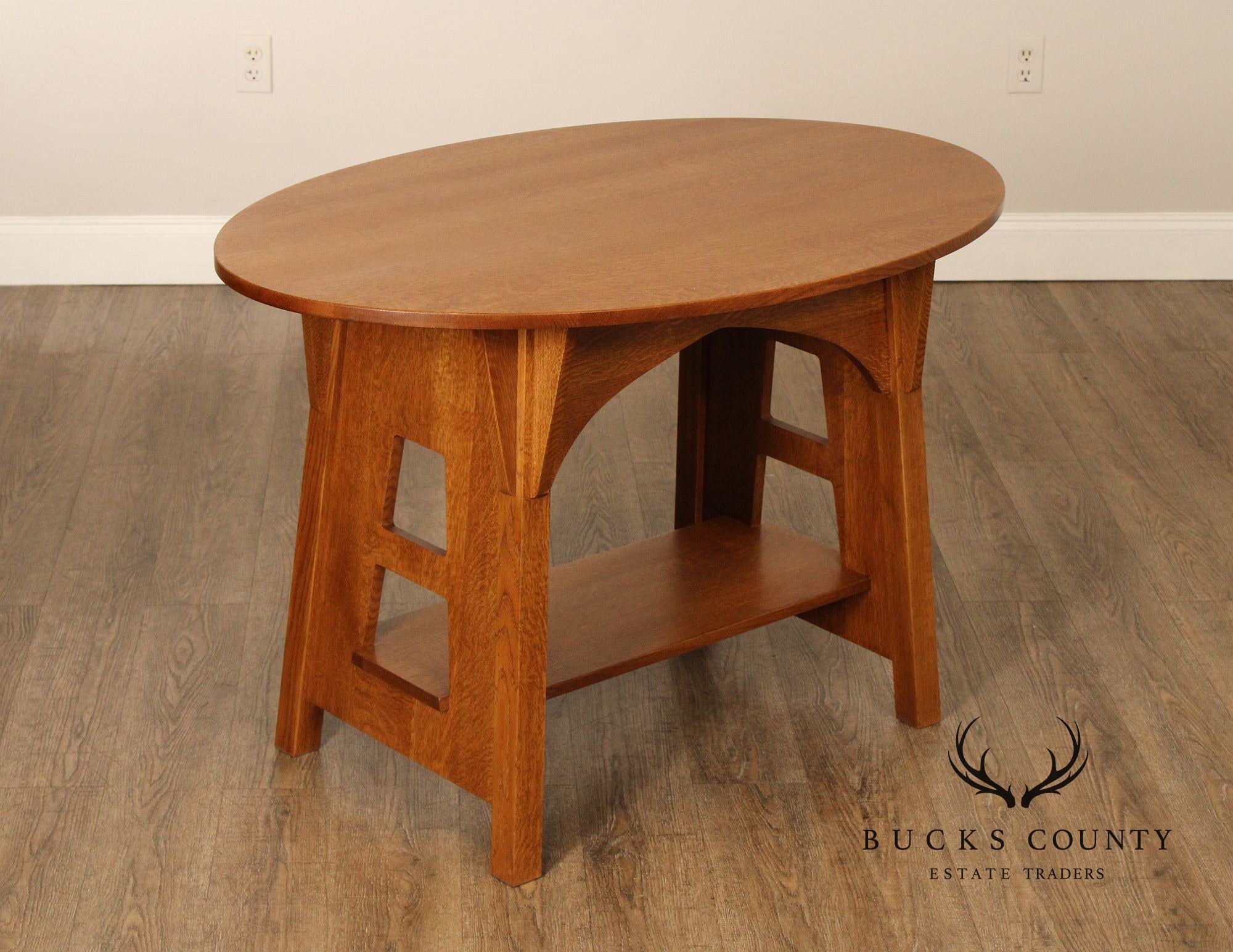 Stickley Mission Collection Oak Limbert Library Table