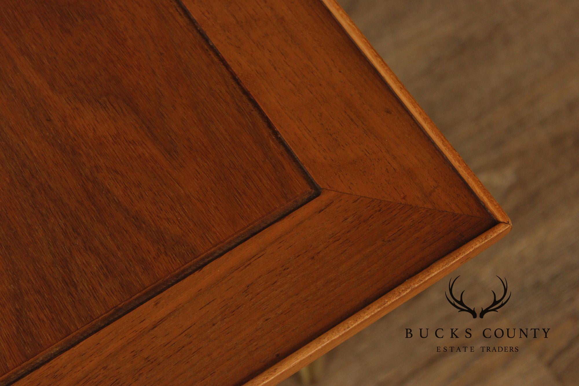 Lane Copenhagen Mid-Century Modern Two-Tier Walnut End Table