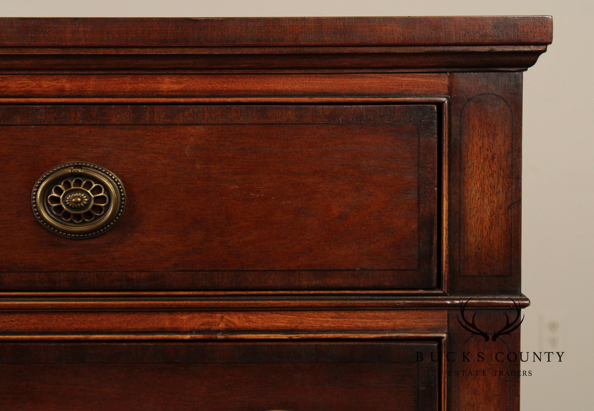 Henredon Georgian Style Mahogany Double Chest