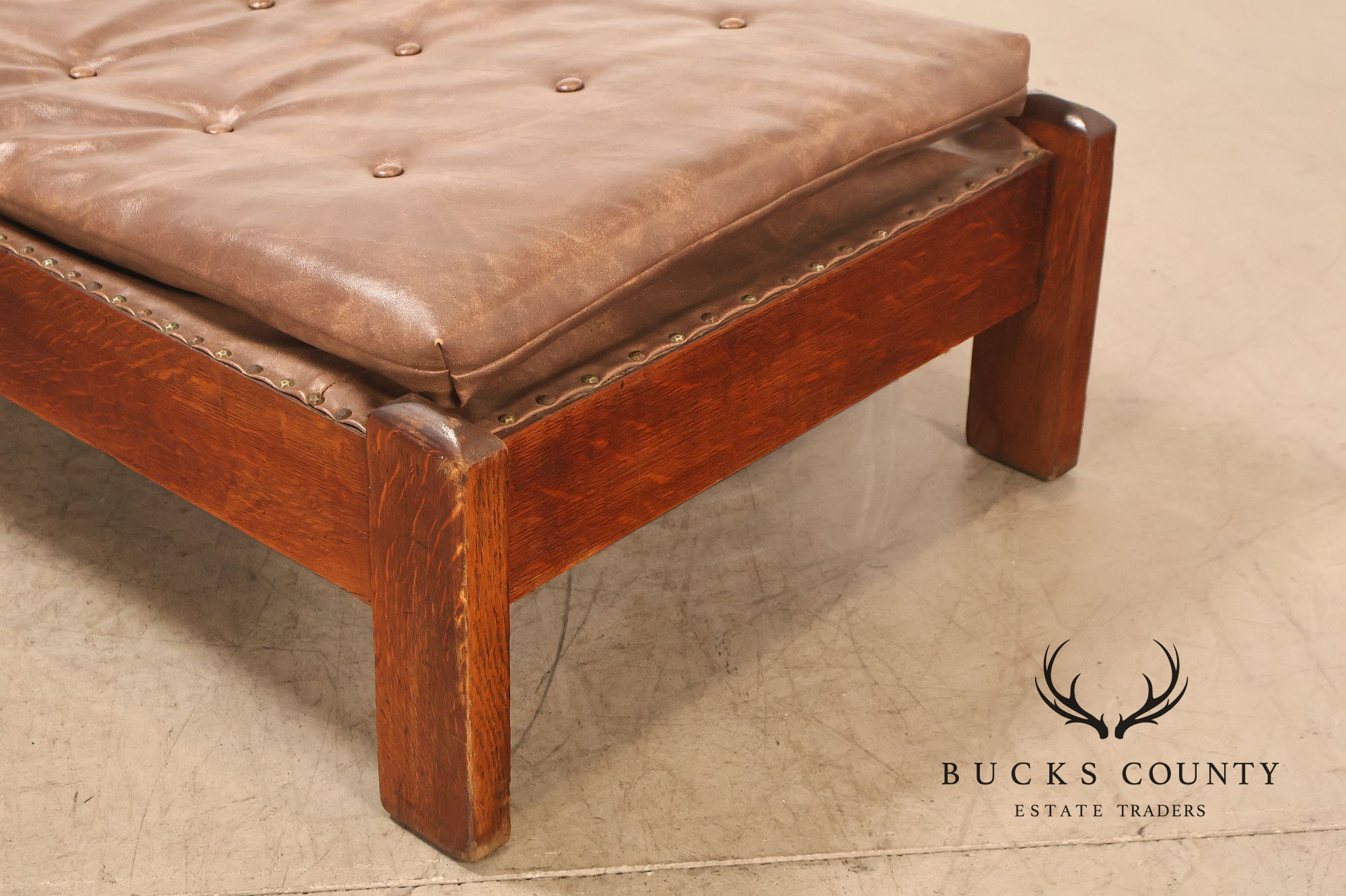 J.M. Young No. 295 Mission Style Oak Daybed