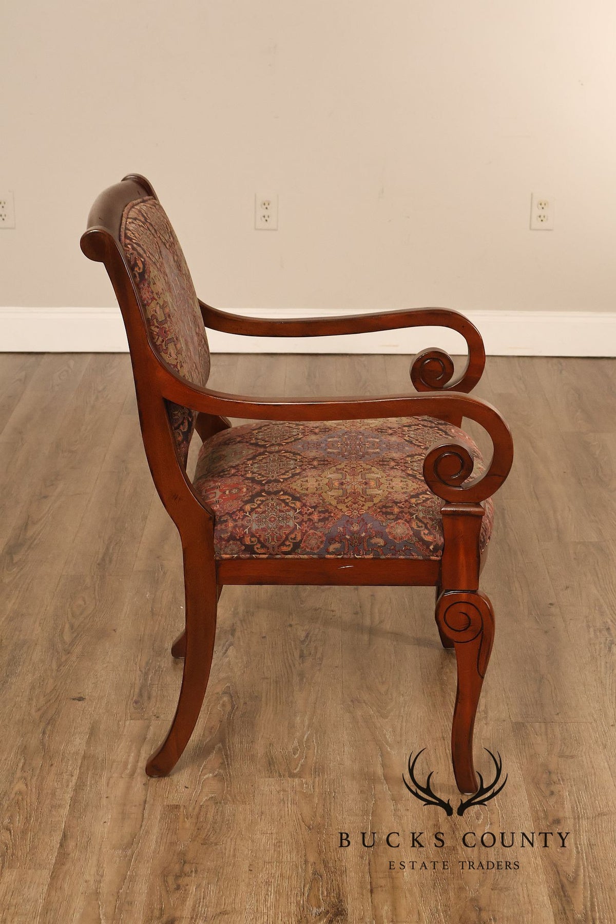 Hickory Chair Pair of Charles X Style Armchairs