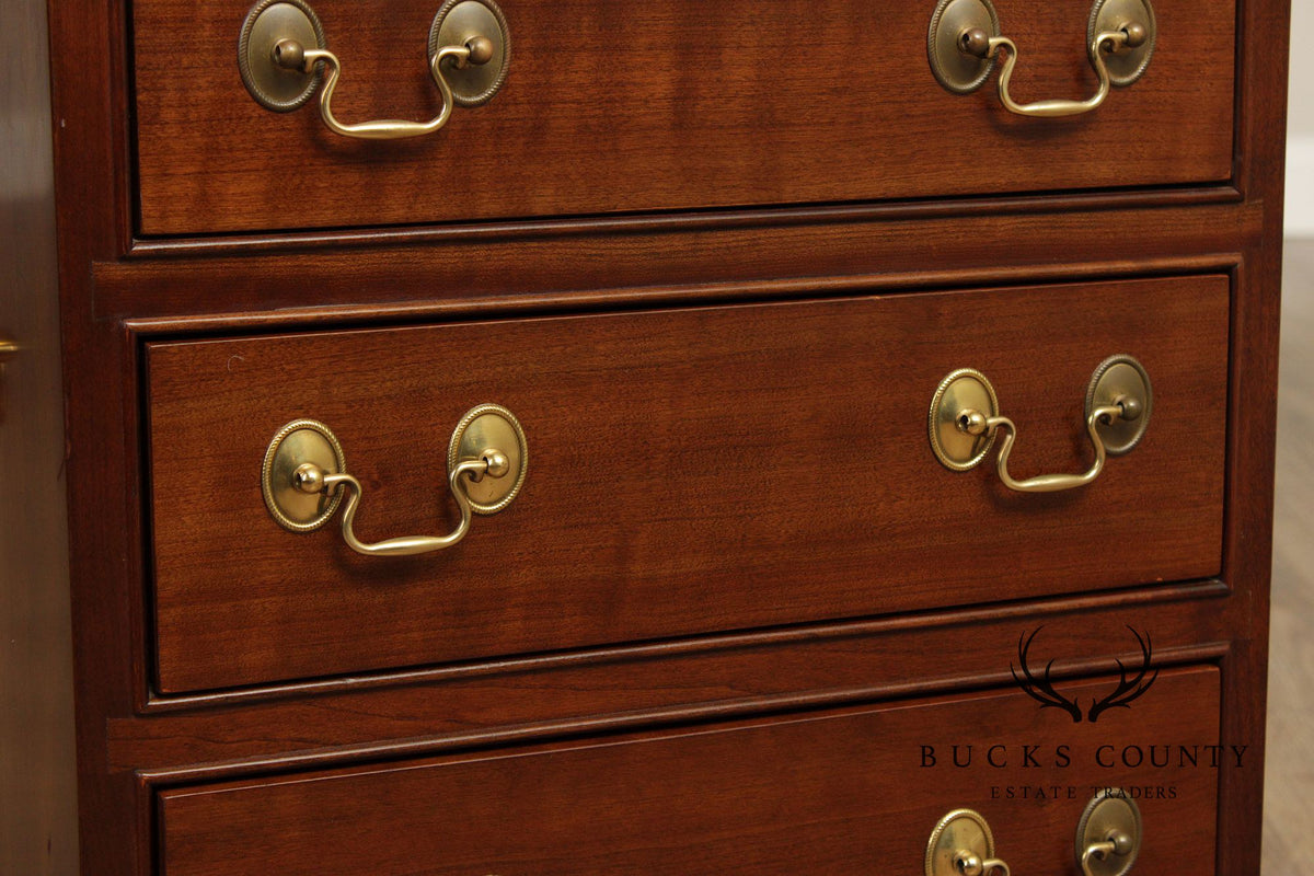 Stickley Chippendale Style Cherry Bachelor's Chest Nightstand